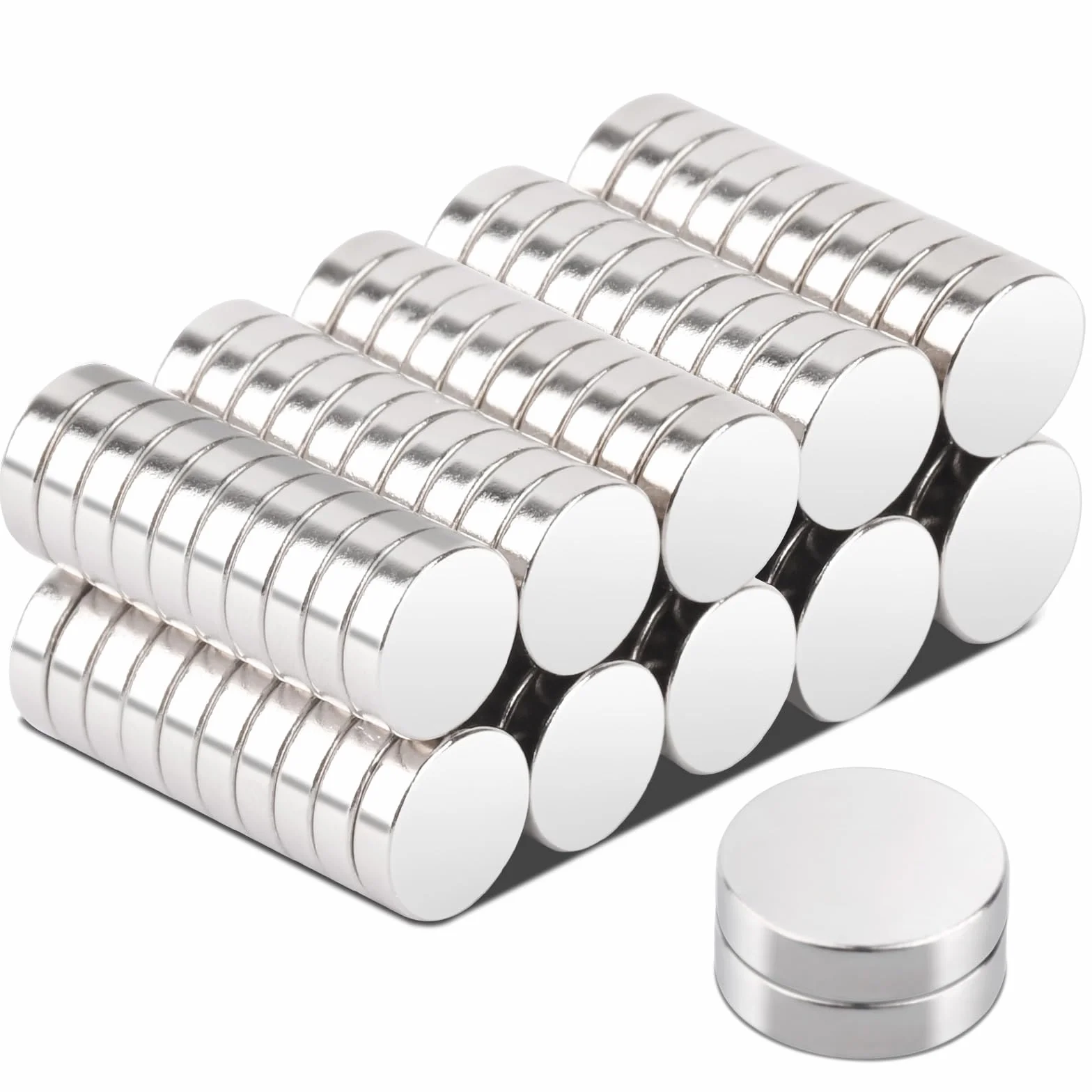 Magnesy neodymowe 8x2 mm okrągłe 100 sztuk