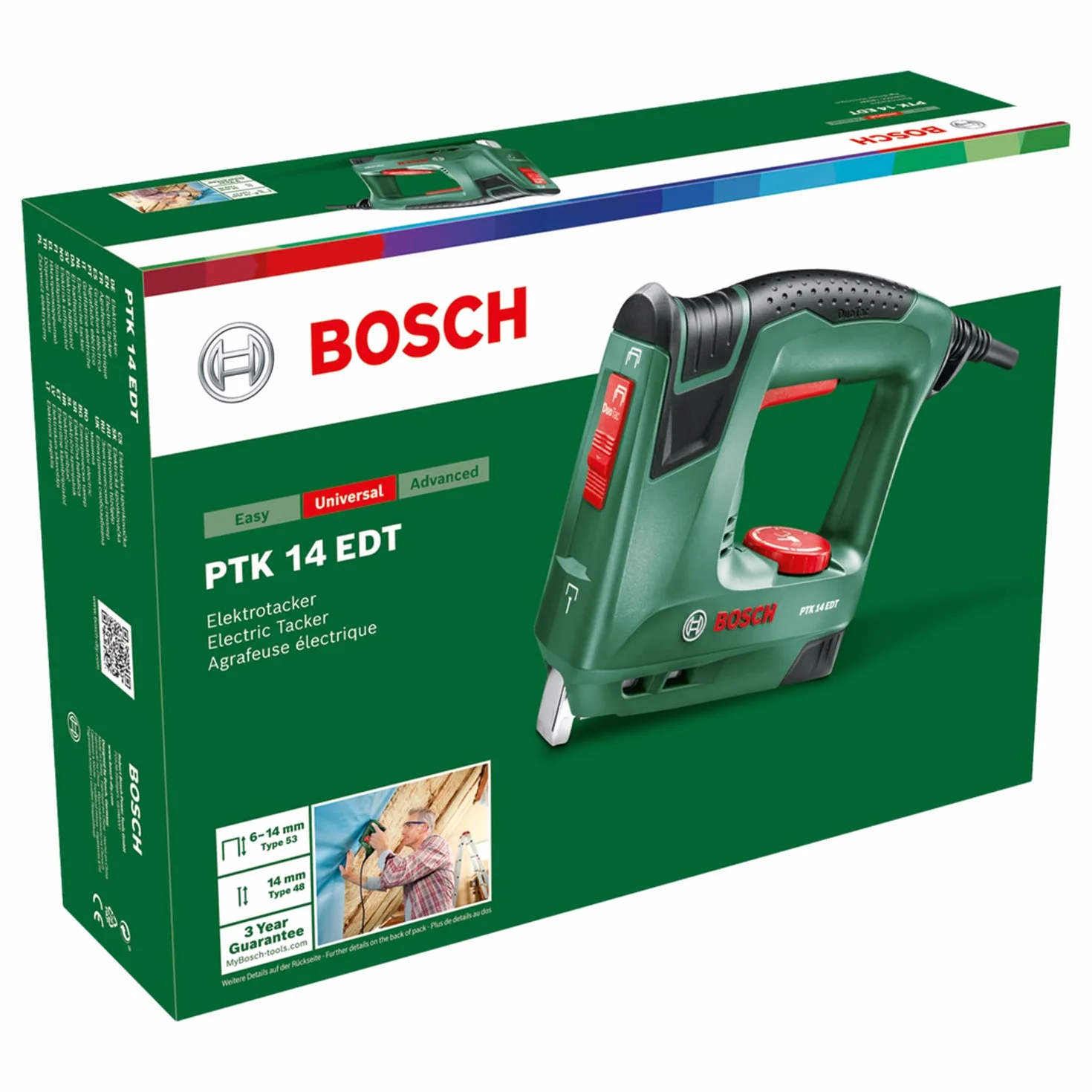 Bosch PTK 14 EDT Zszywacz Elektryczny 1000 Zszywek Zielony