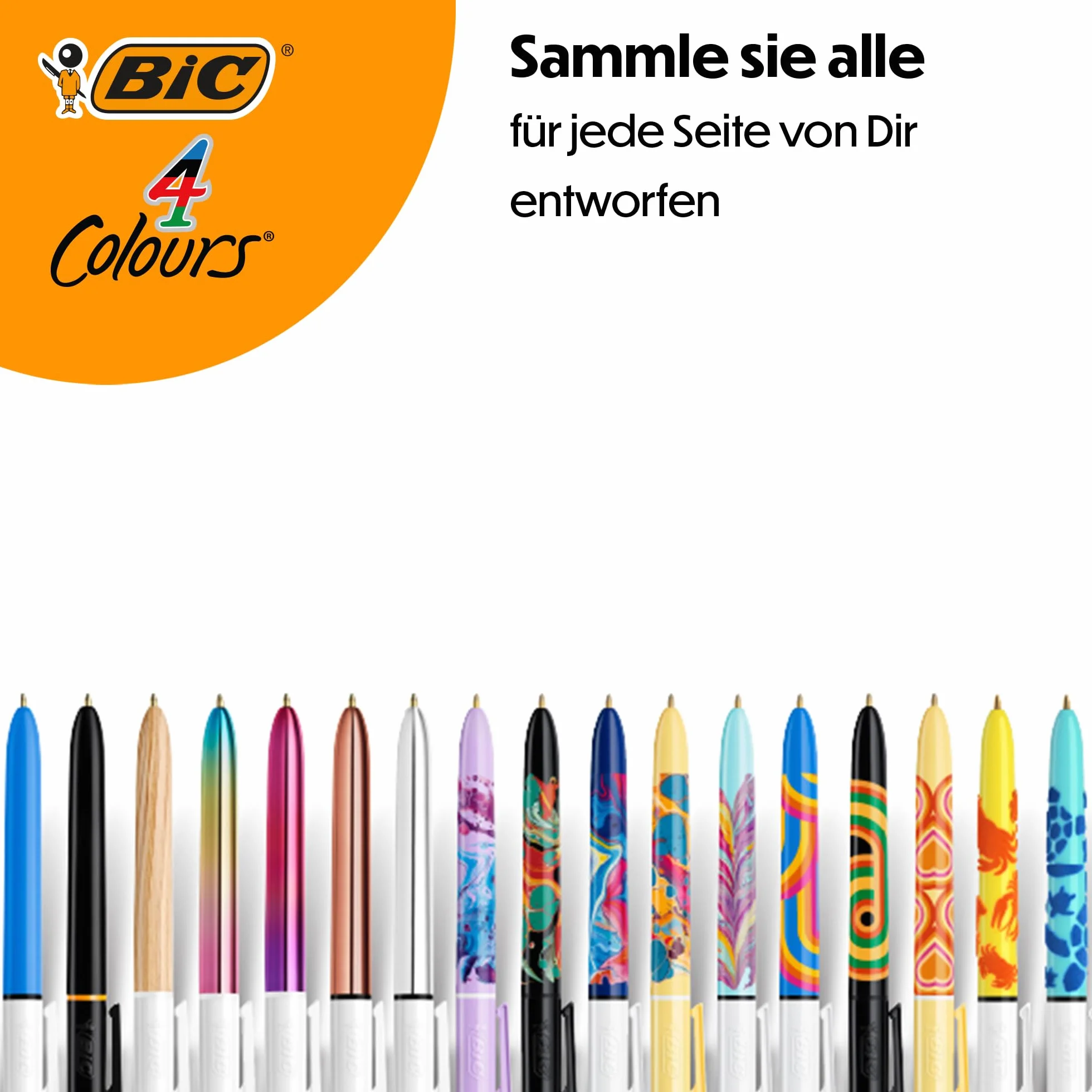 BIC 4 Colours Original Długopis mix AST Pudełko 12szt