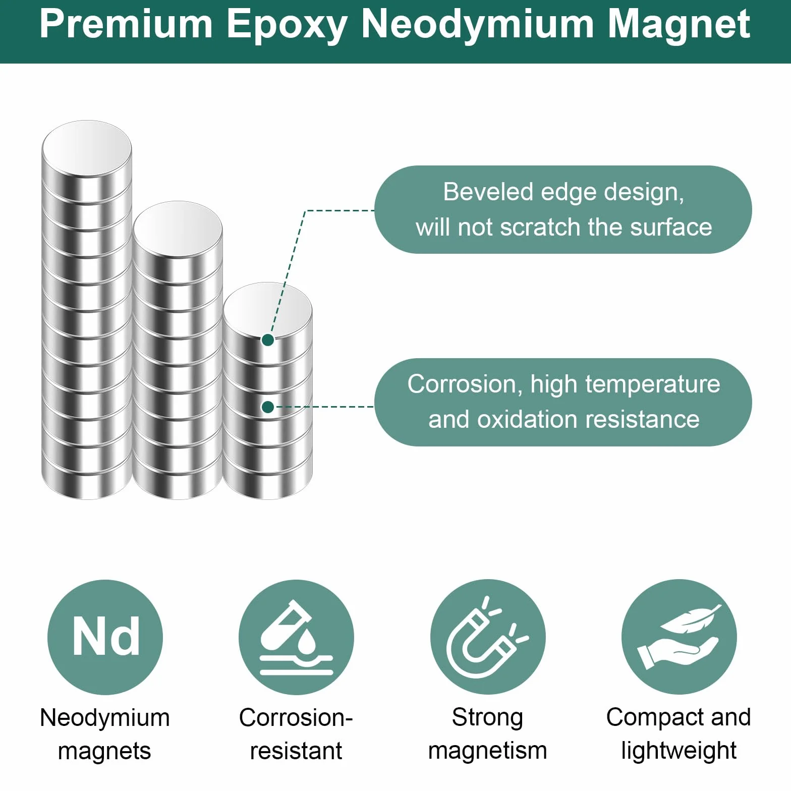Małe magnesy 3x2 mm okrągłe 360 sztuk do rzemiosła magnesy na lodówkę