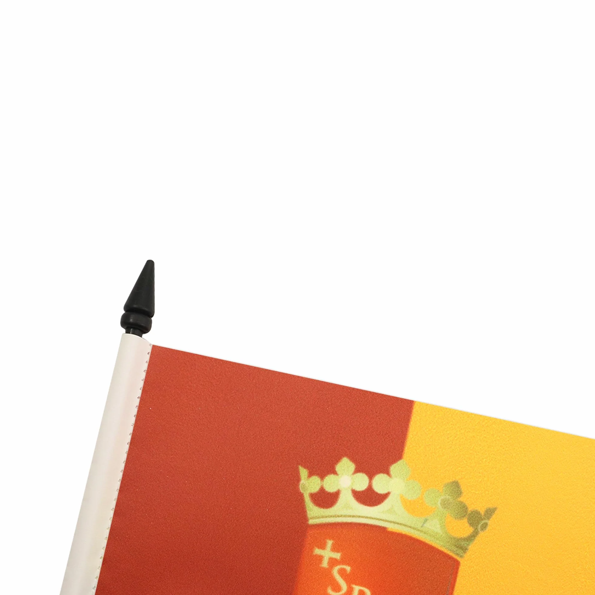 Drapeau de Table Ville de Rome avec Armes en Polyester 100D 21cm x 14cm