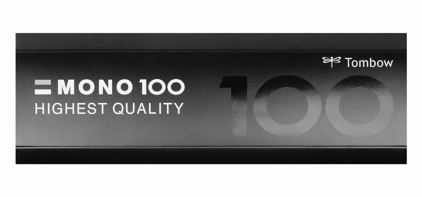 Tombow MONO-100-AS ołówek Mono 100 zestaw 12 sztuk czarny