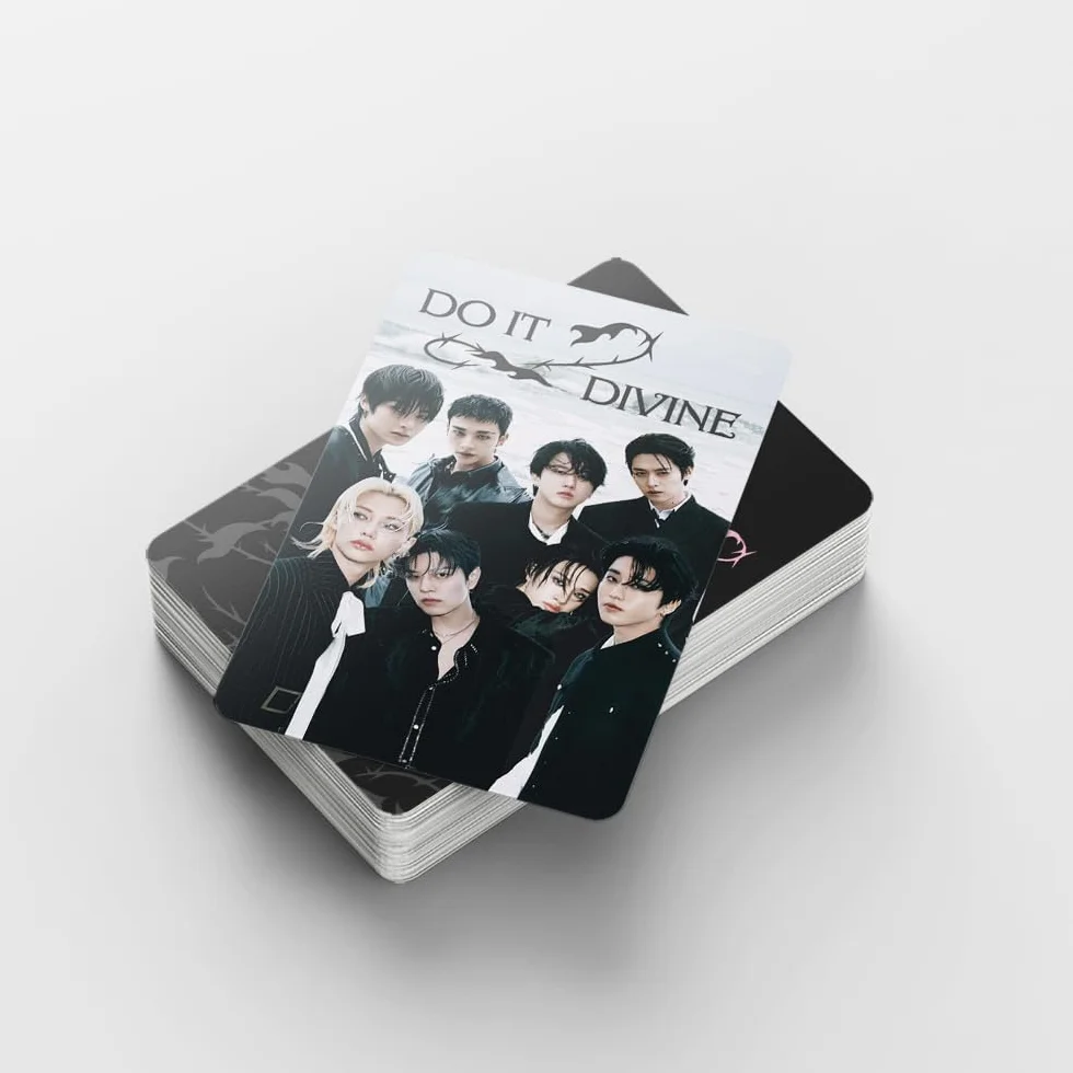 Stray Kids Photocards 60 sztuk Karty Fotograficzne SKZ Lomo + 32 Naklejki