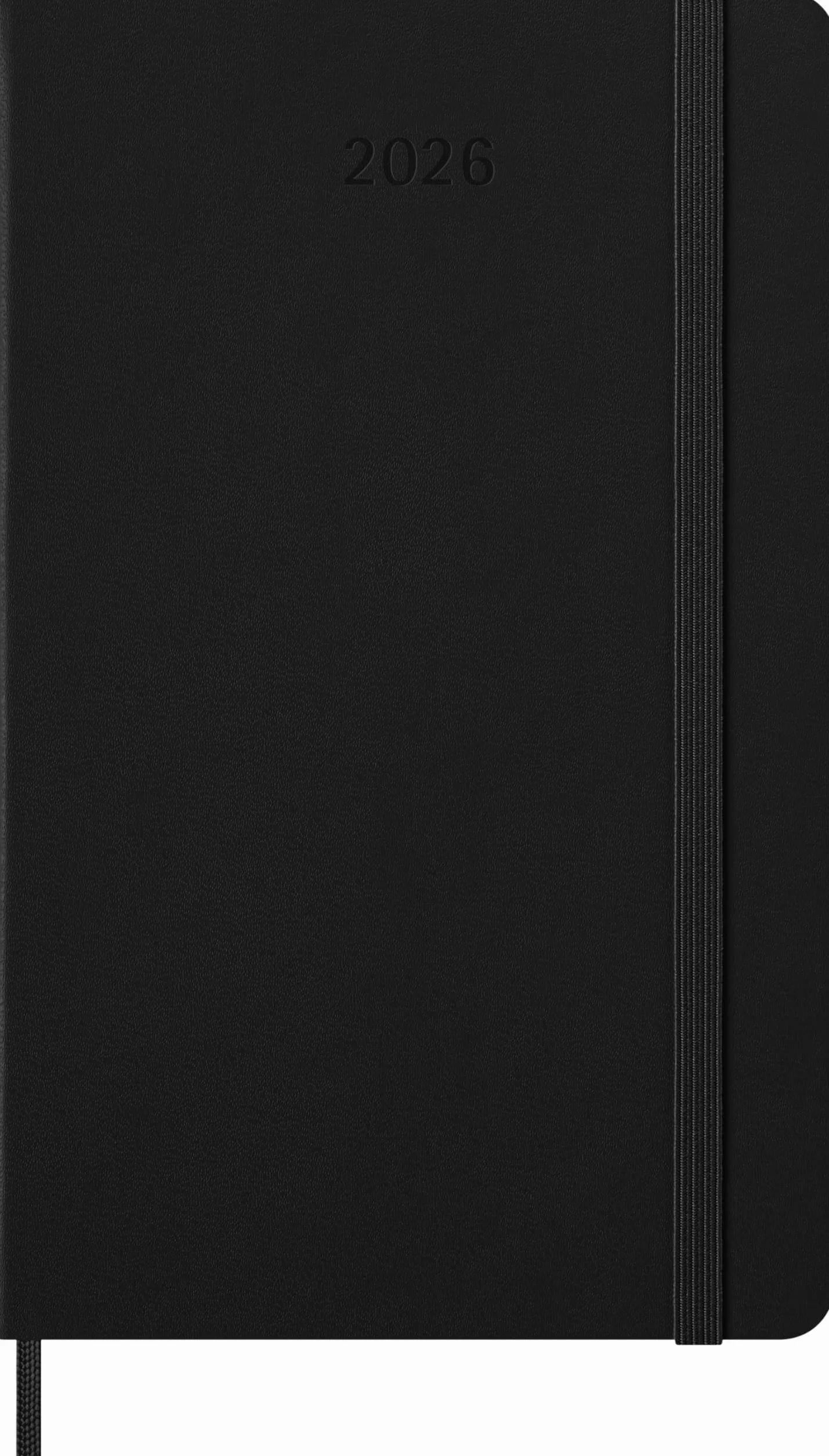 Moleskine 12 Monate Wochenkalender 2026 Large A5 fester Einband Schwarz