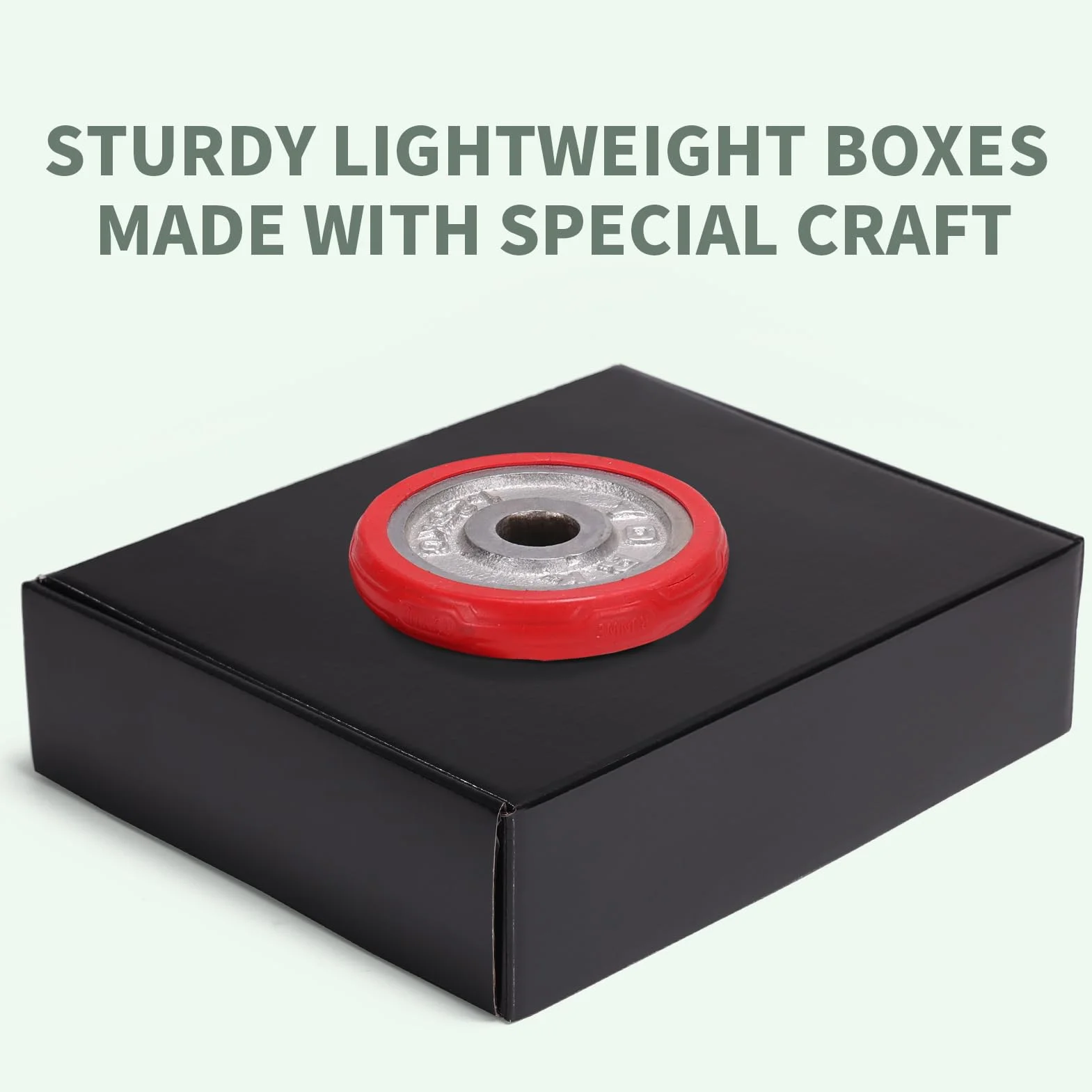 RLAVBL 6 sztuk dwustronnych czarnych kartonów wysyłkowych, wymiary: 30,5 x 22,9 x 7,7 cm, łatwy montaż, idealne dla małych firm