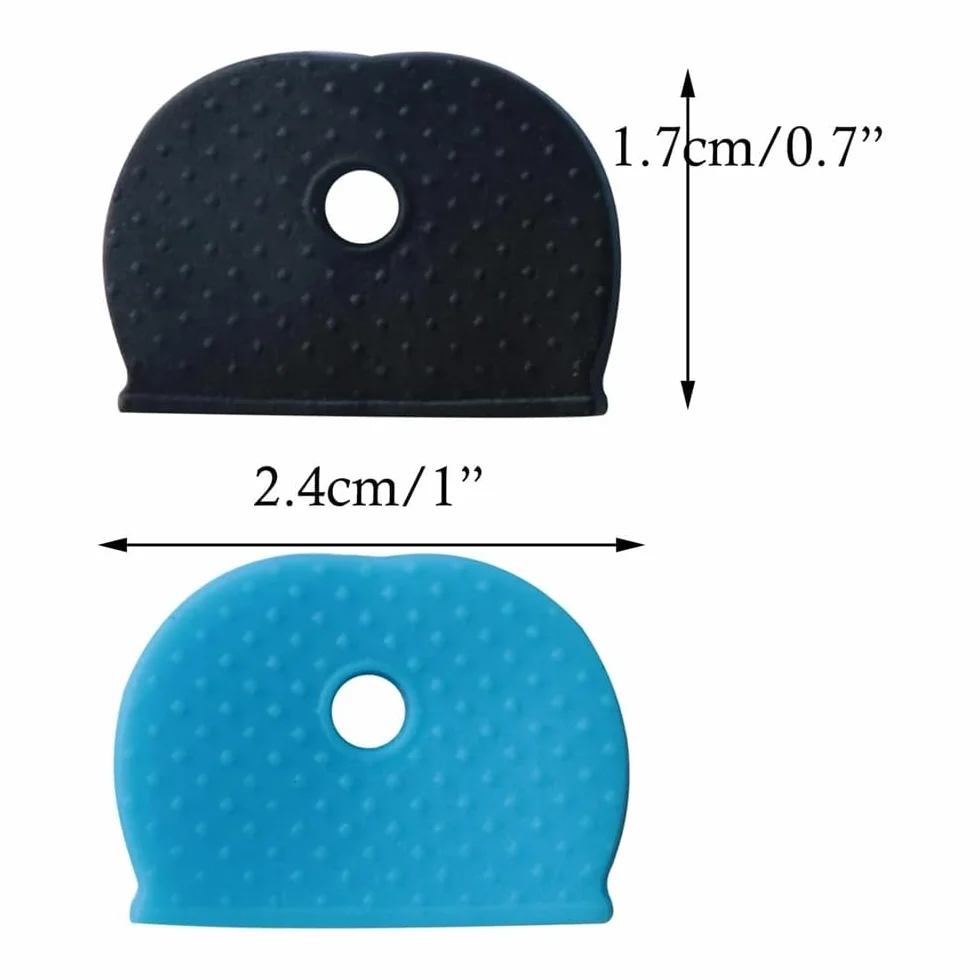 Namvo 12 szt. os?on na klucze, etui na klucze, plastikowe identyfikatory, breloki, etykieta, identyfikator, kolory, identyfikator, klucze, do standardowych kluczy do domu p?askiego, 12 szt