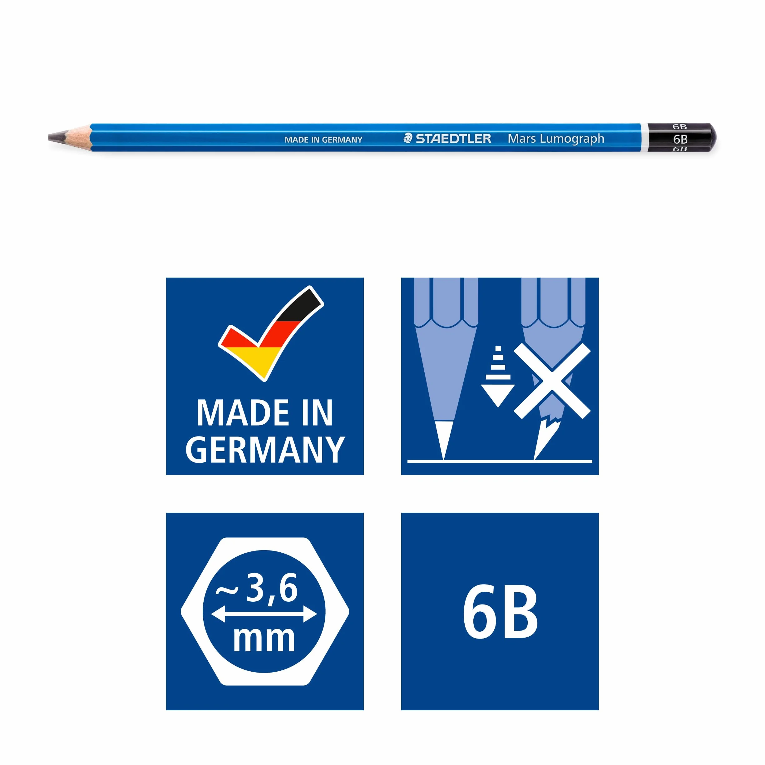 Staedtler Zoom 707 100 G12 S ST Ołówek Automatyczny, Niebieski, 12 sztuk