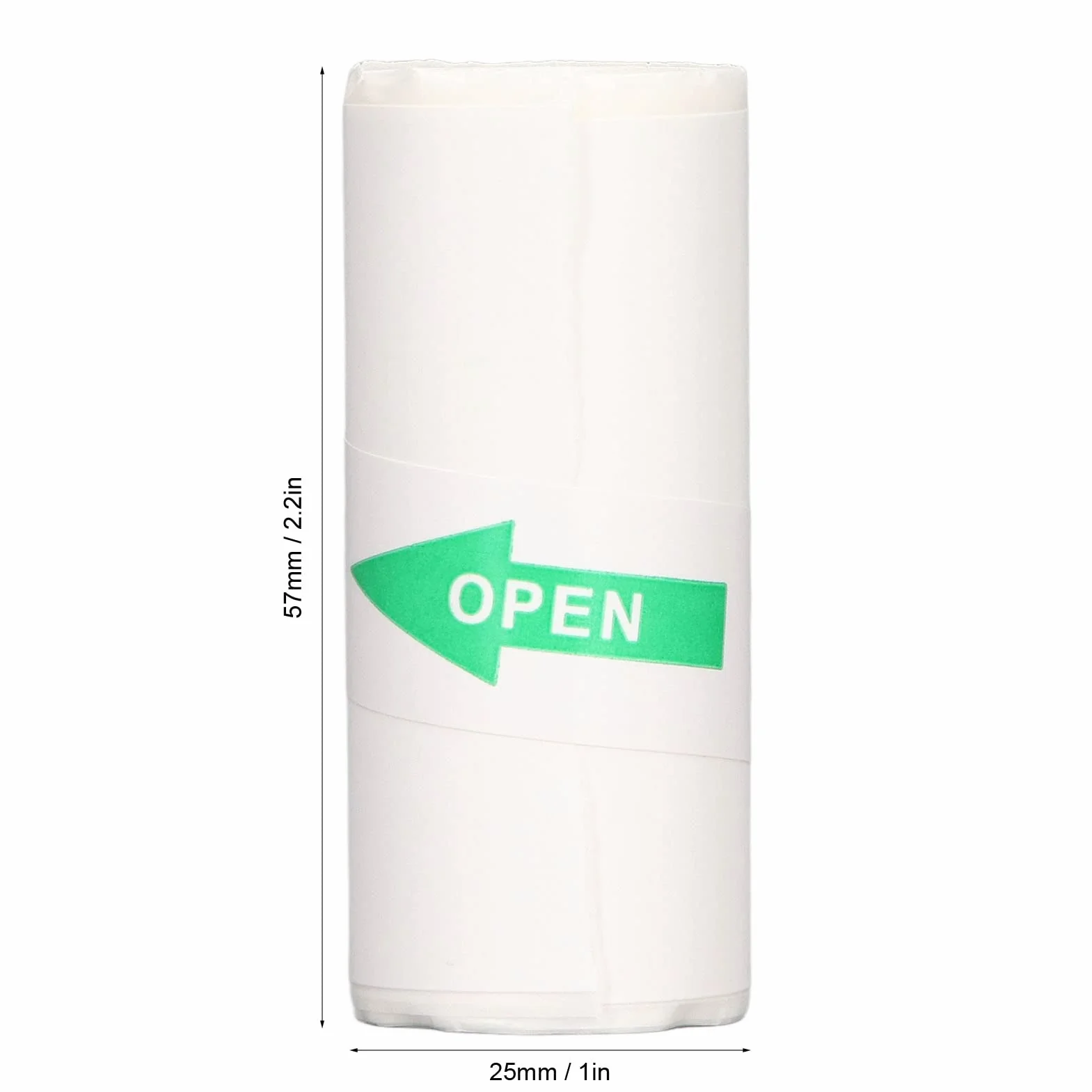 Rolki Papieru Termicznego 57x25mm 10 Rolek Paragon Mini Drukarka Termiczna do POS