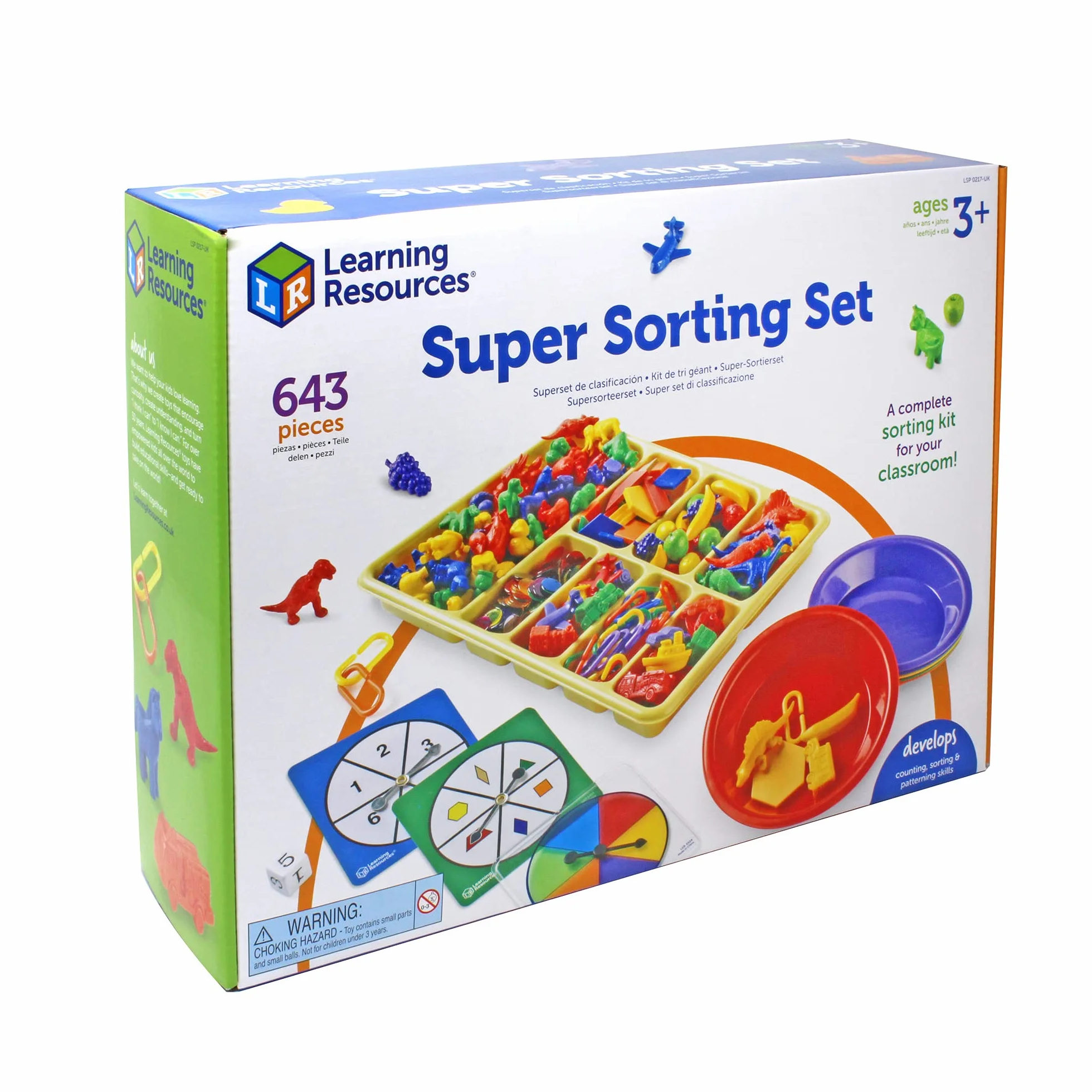 Learning Resources Super Sortowanie 643-Kawałek Zabawka Zestaw