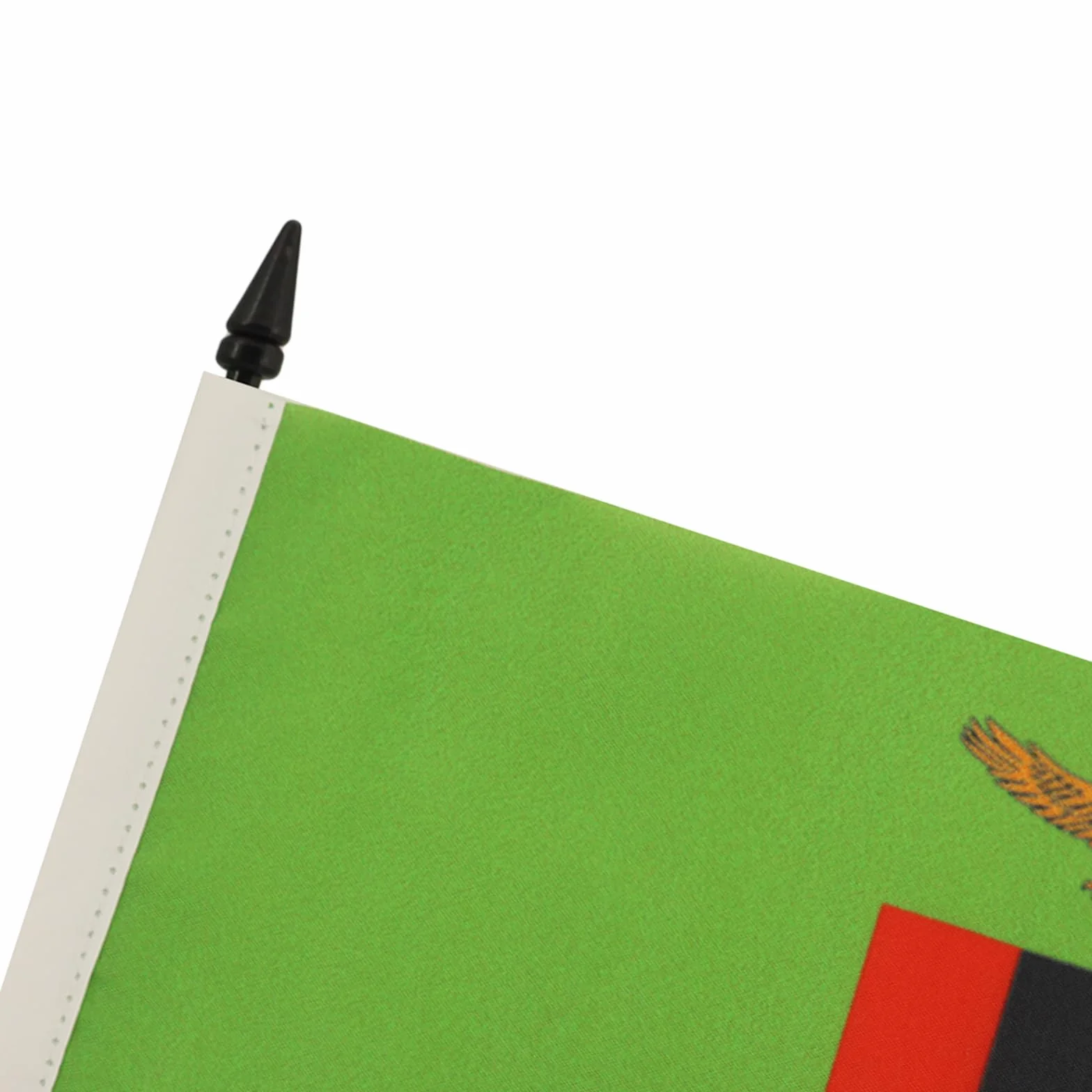 Drapeau de Table Zambie Polyester 100D 15cm x 10cm