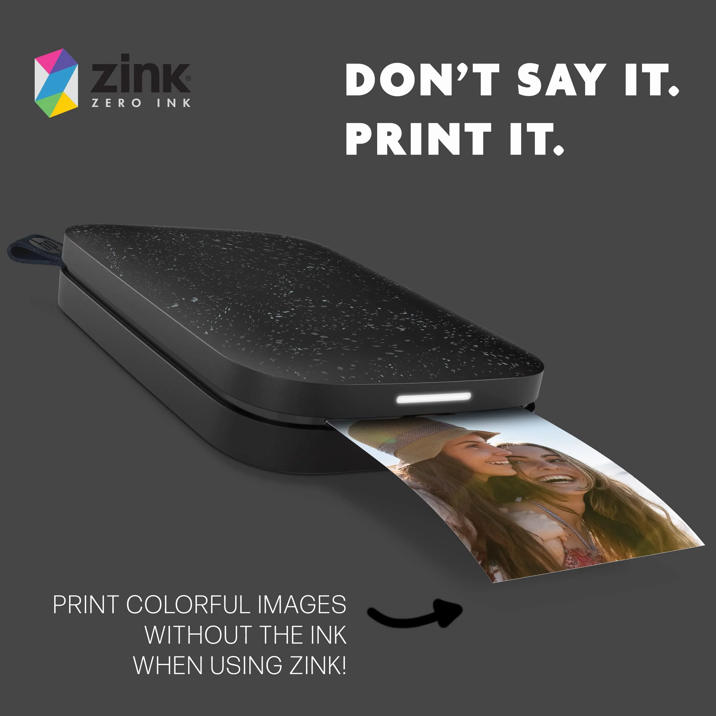 HP 2x3 papier fotograficzny Premium cynk (50 arkuszy), kompatybilny z HP Sprocket przenośną drukarką fotograficzną.