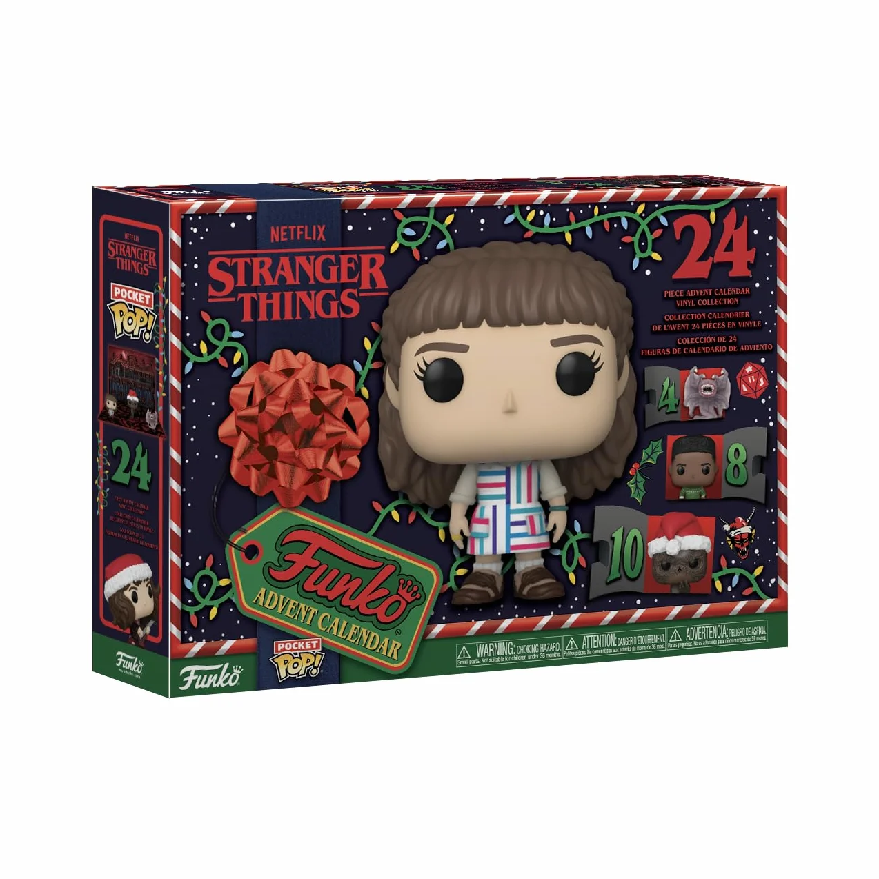 Kalendarz adwentowy Funko Stranger Things 2024 - 24 dni niespodzianek, kolekcjonerskie minifigurki winylowe