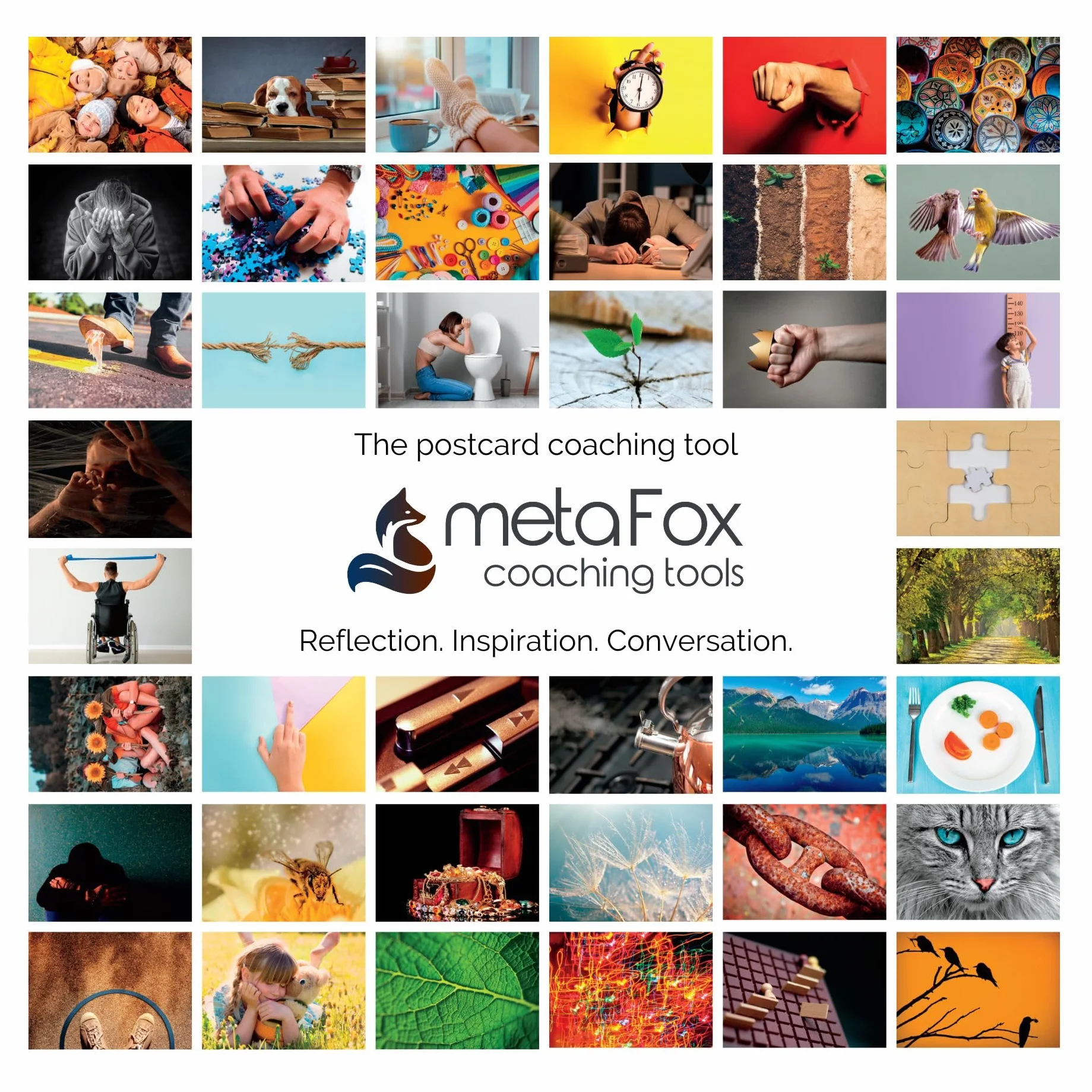 metaFox Paleta Feelings 52 kartki do rozpoznawania emocji Mindfulness Cards