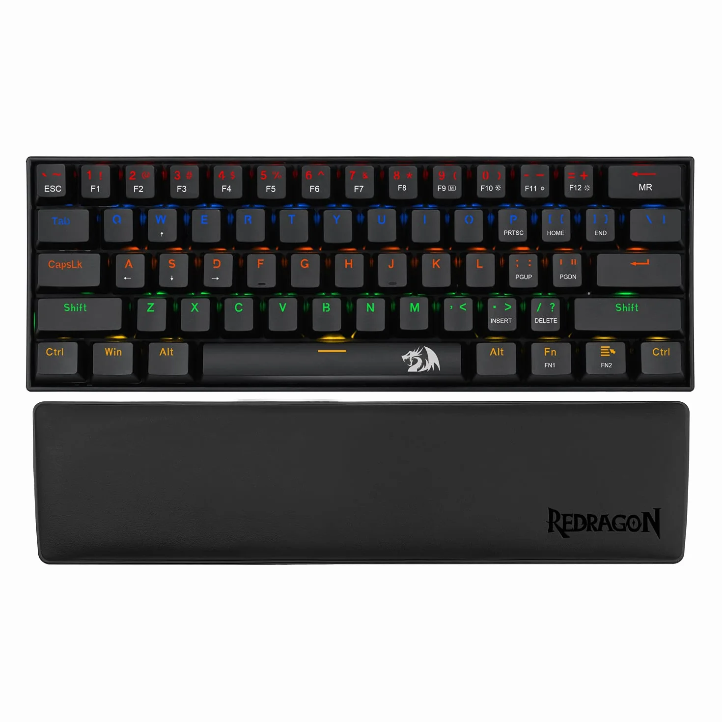 Redragon - METEOR S Reposamuñecas Mały (Para teclados 60%) Czarny