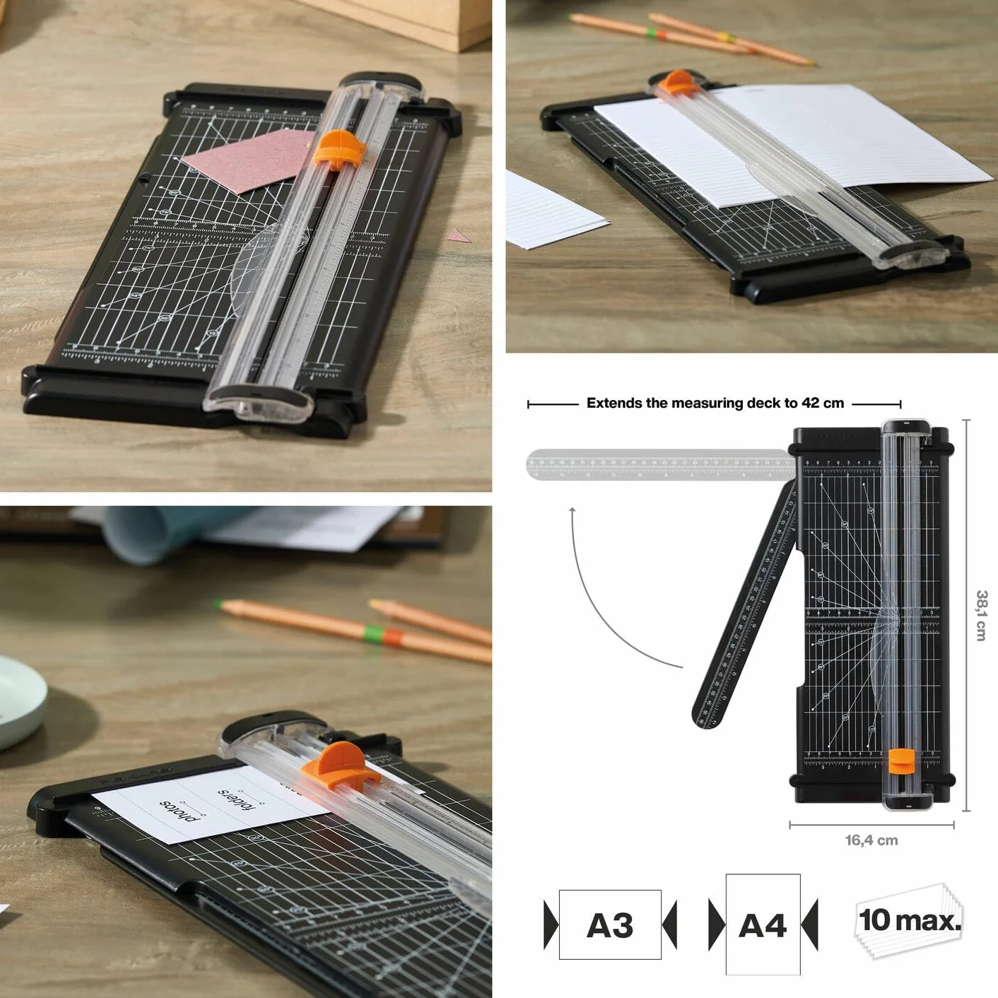 Fiskars Trymer SureCut A4 z mieszanki recyklingowej