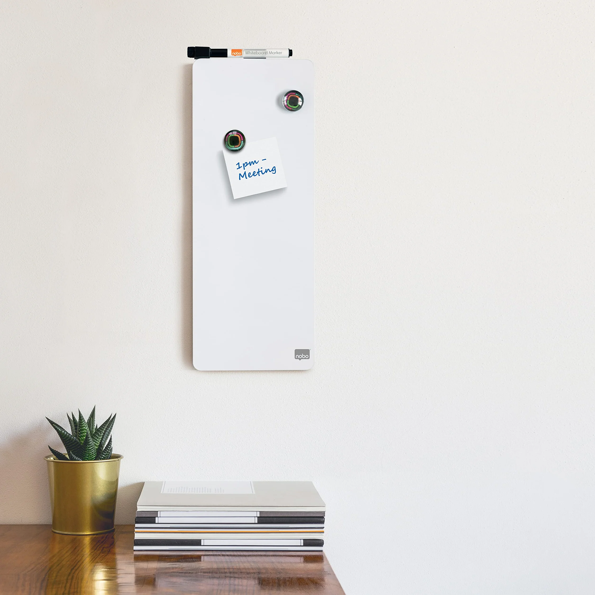 Nobo Magnetyczna Mini Tablica 140 x 360 mm Biały
