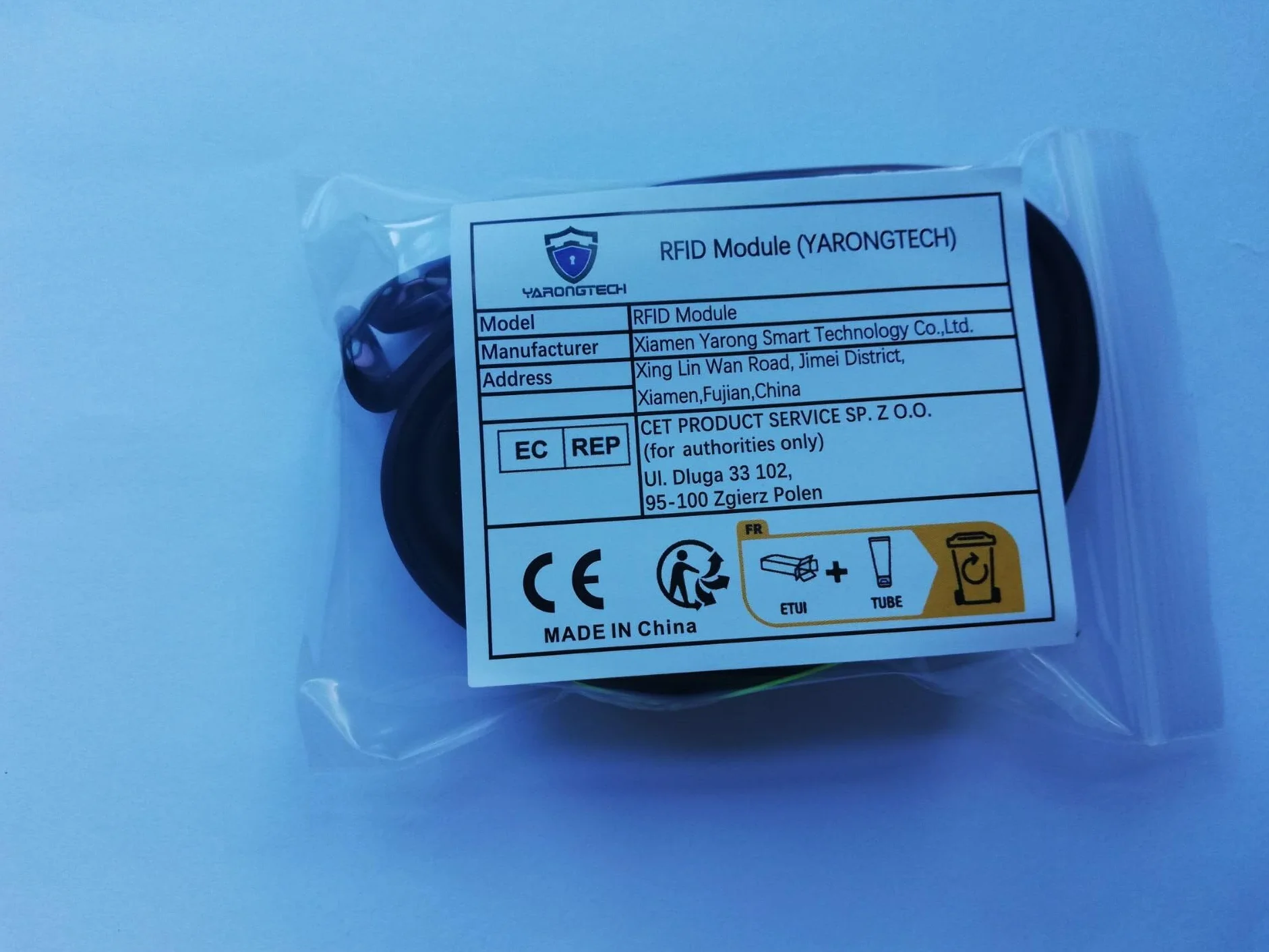 2 sztuki T5577 RFID 125 kHz silikonowa bransoletka czarna do wielokrotnego zapisu