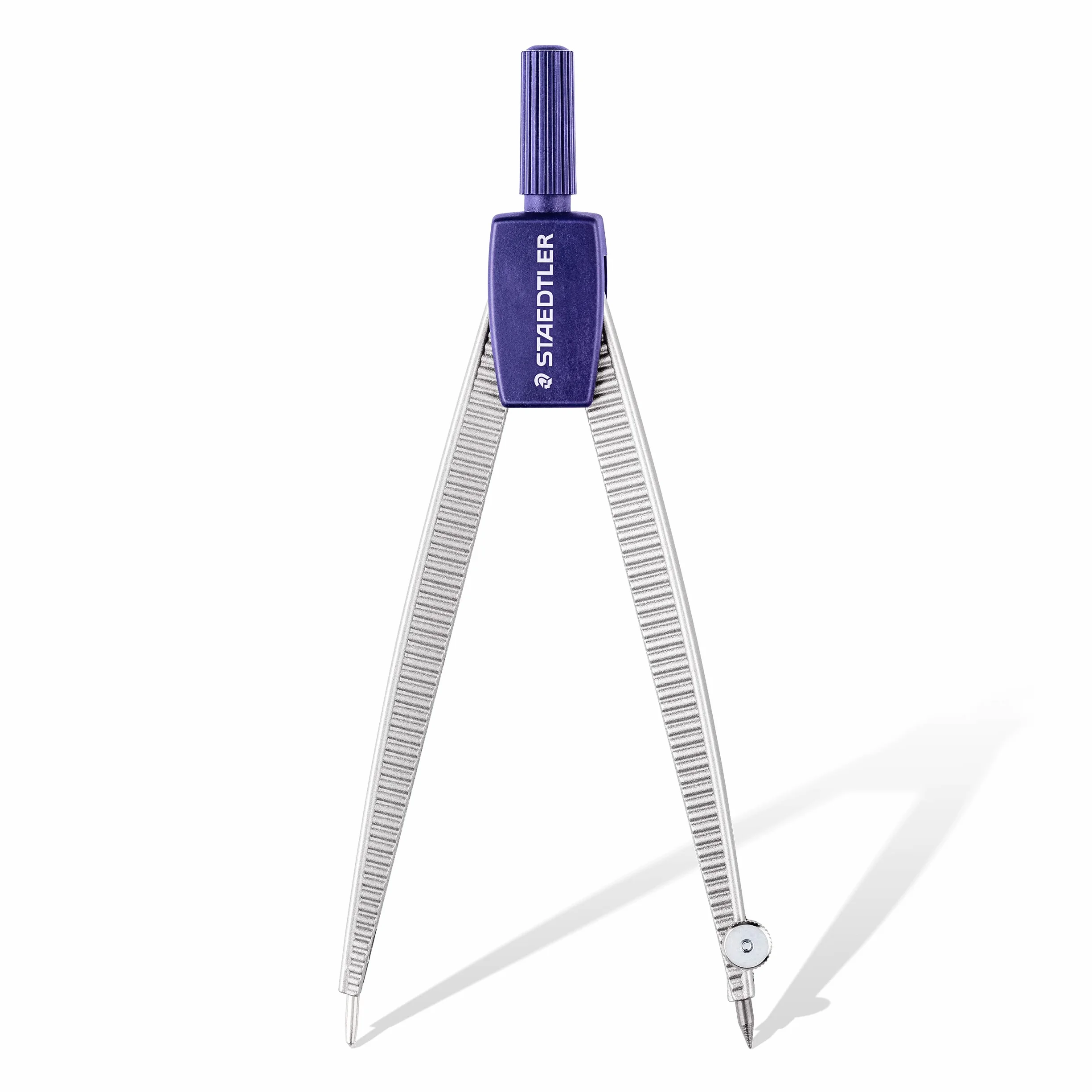 Staedtler 550 50 BK cyrkiel szkolny z pojemnikiem na wkład w blistrze / niebieski/srebrny