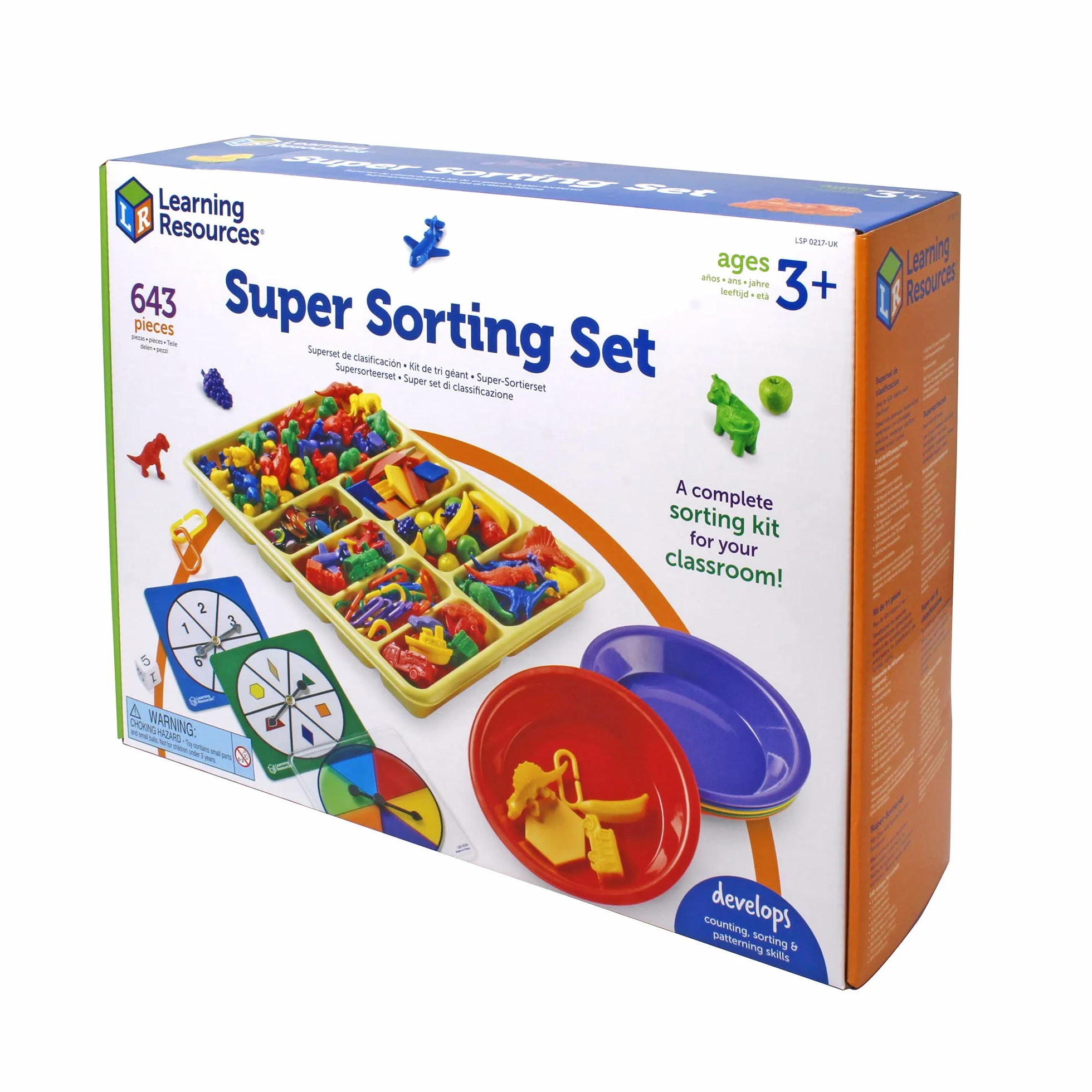 Learning Resources Super Sortowanie 643-Kawałek Zabawka Zestaw