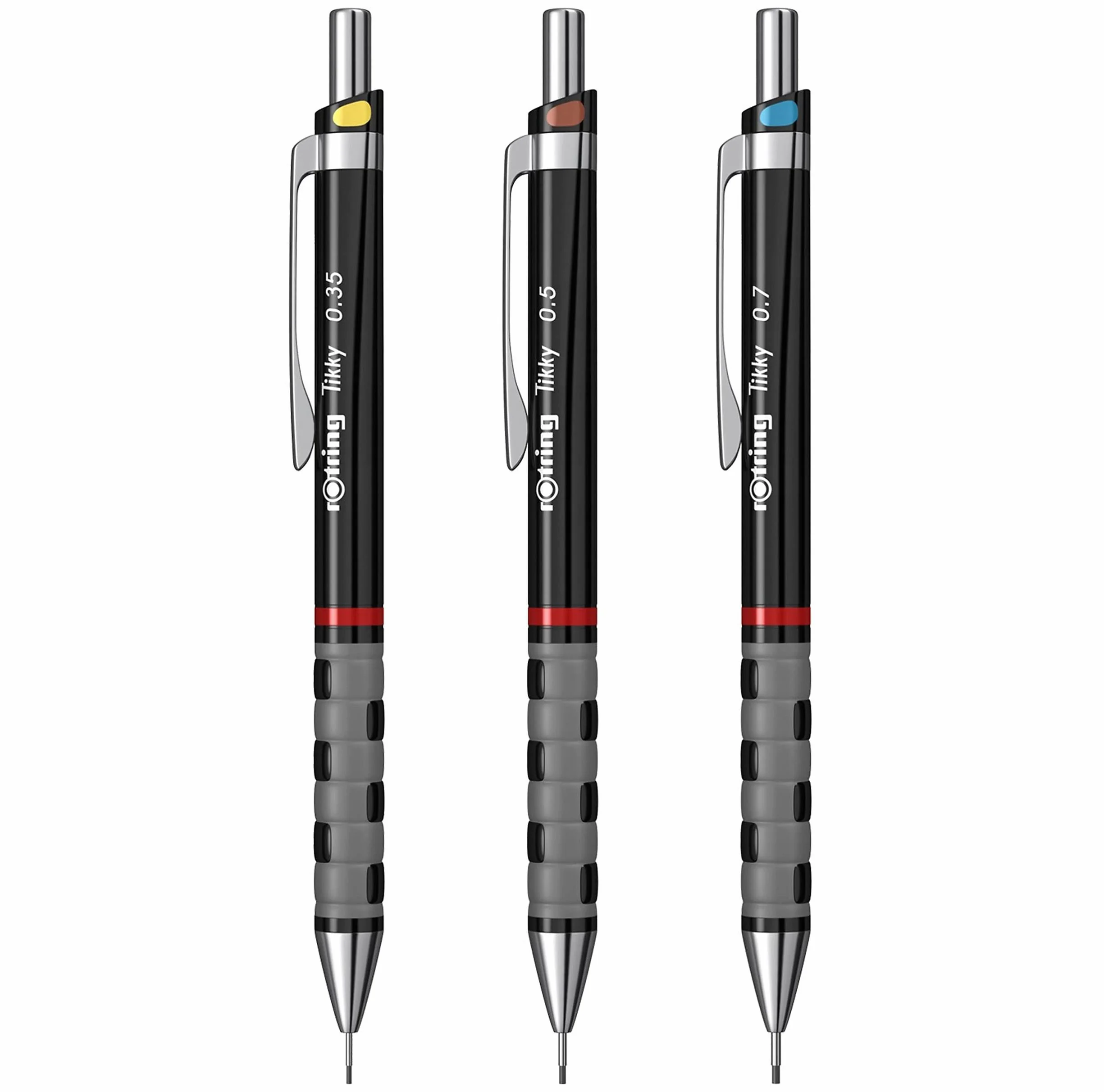 Rotring Tikky S0801310 Zestaw Cienkopisów, Czarny, 3 Sztuki