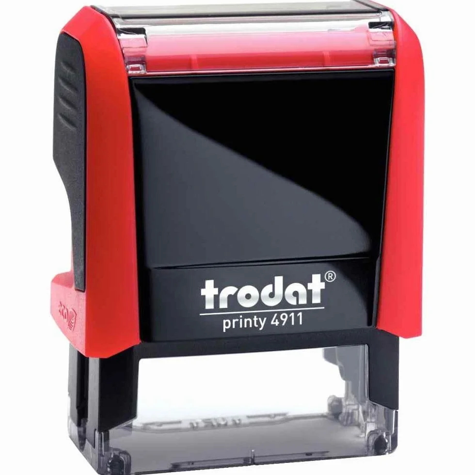 TRODAT Printy 4911 Stempel automatyczny czerwony tusz