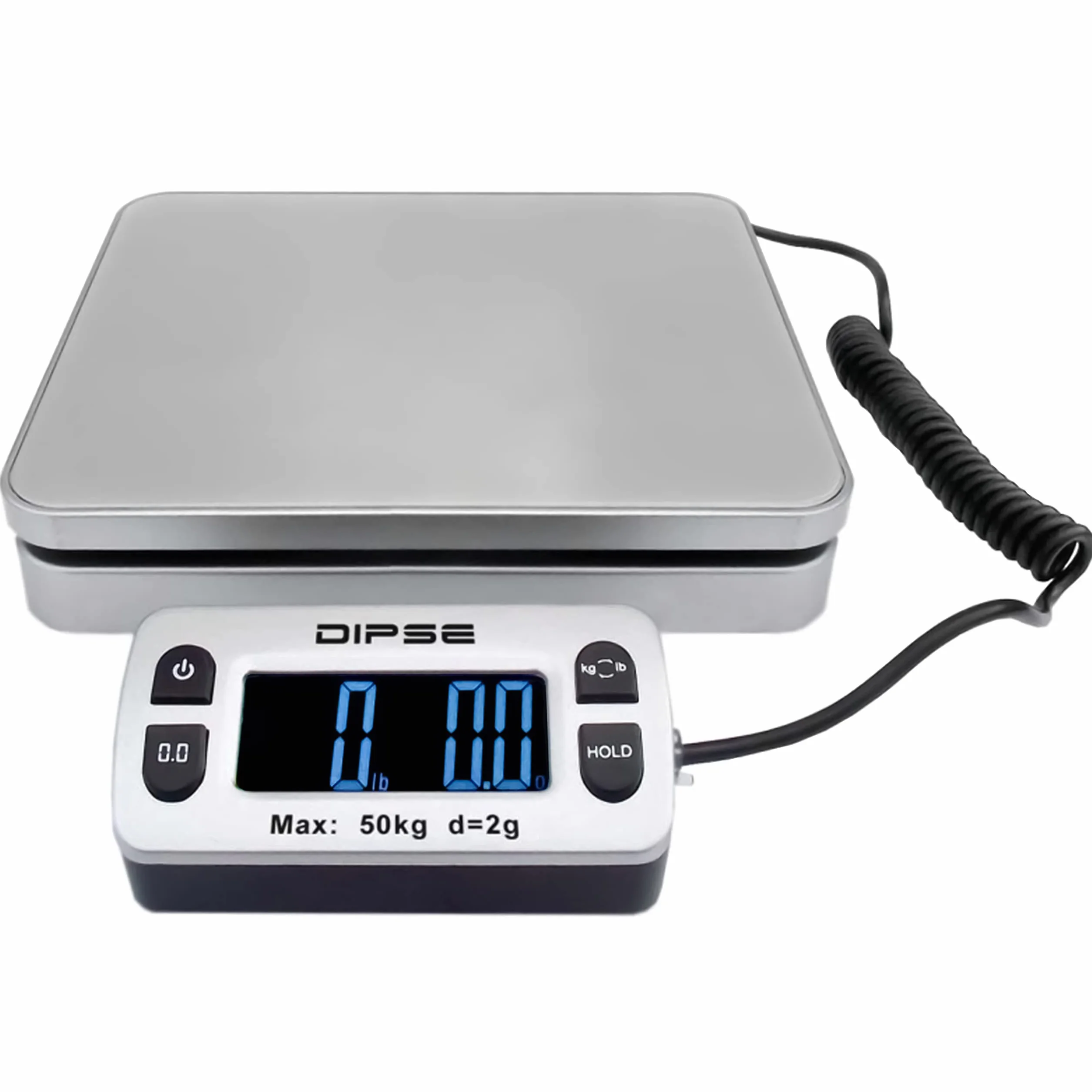 DIPSE Parcel Mini waga do pakowania 50 kg x 0,002 kg z wyświetlaczem zewnętrznym