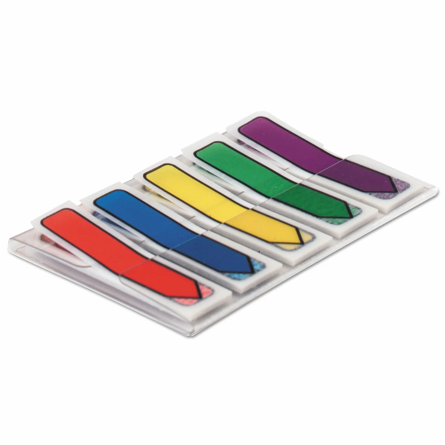 Post-it 684ARR1 samoprzylepne strzałki, 11,9 x 43,2 mm, 5 x 20 pasków, mieszane kolory