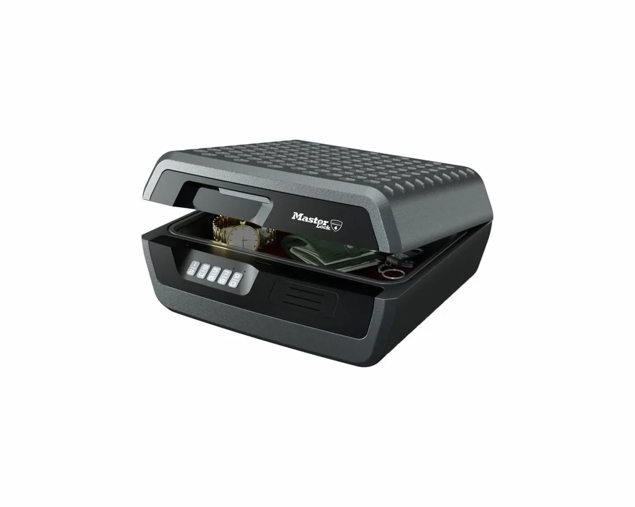 Master Lock Ognioodporna skarbonka 10 l, wodoszczelna, na dokumenty A4