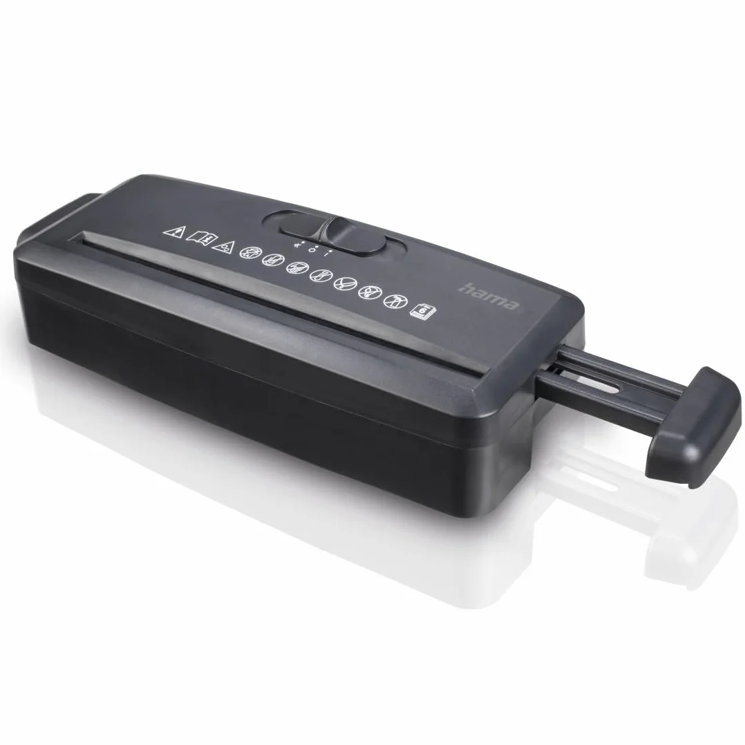 Hama Niszczarka paskowa MINI S6 6 kartek DIN A4 czarna
