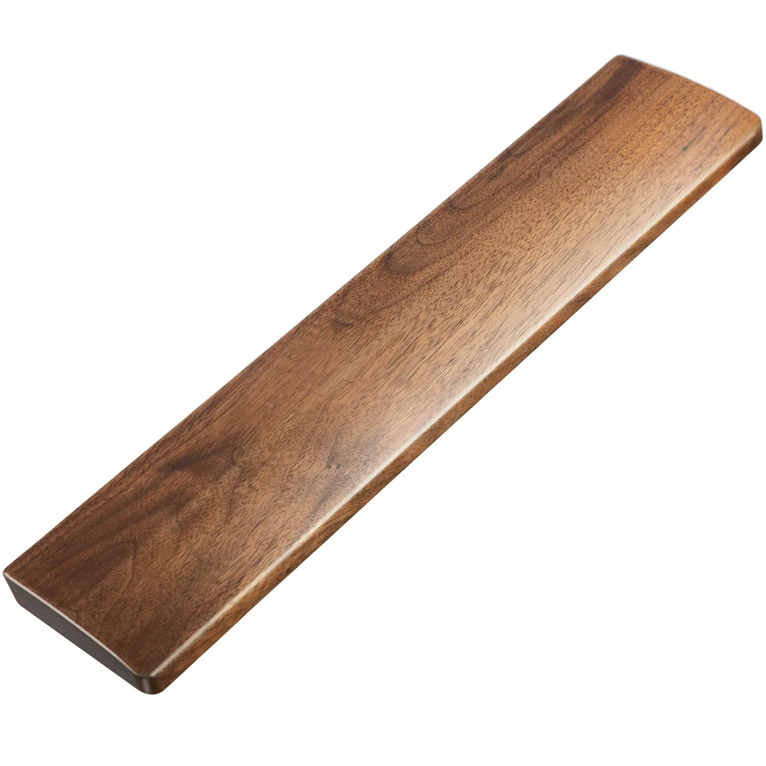 Faluber Drewniana podkładka pod nadgarstek, drewno orzechowe, mechaniczna klawiatura do gier, ergonomiczna, 20 mm