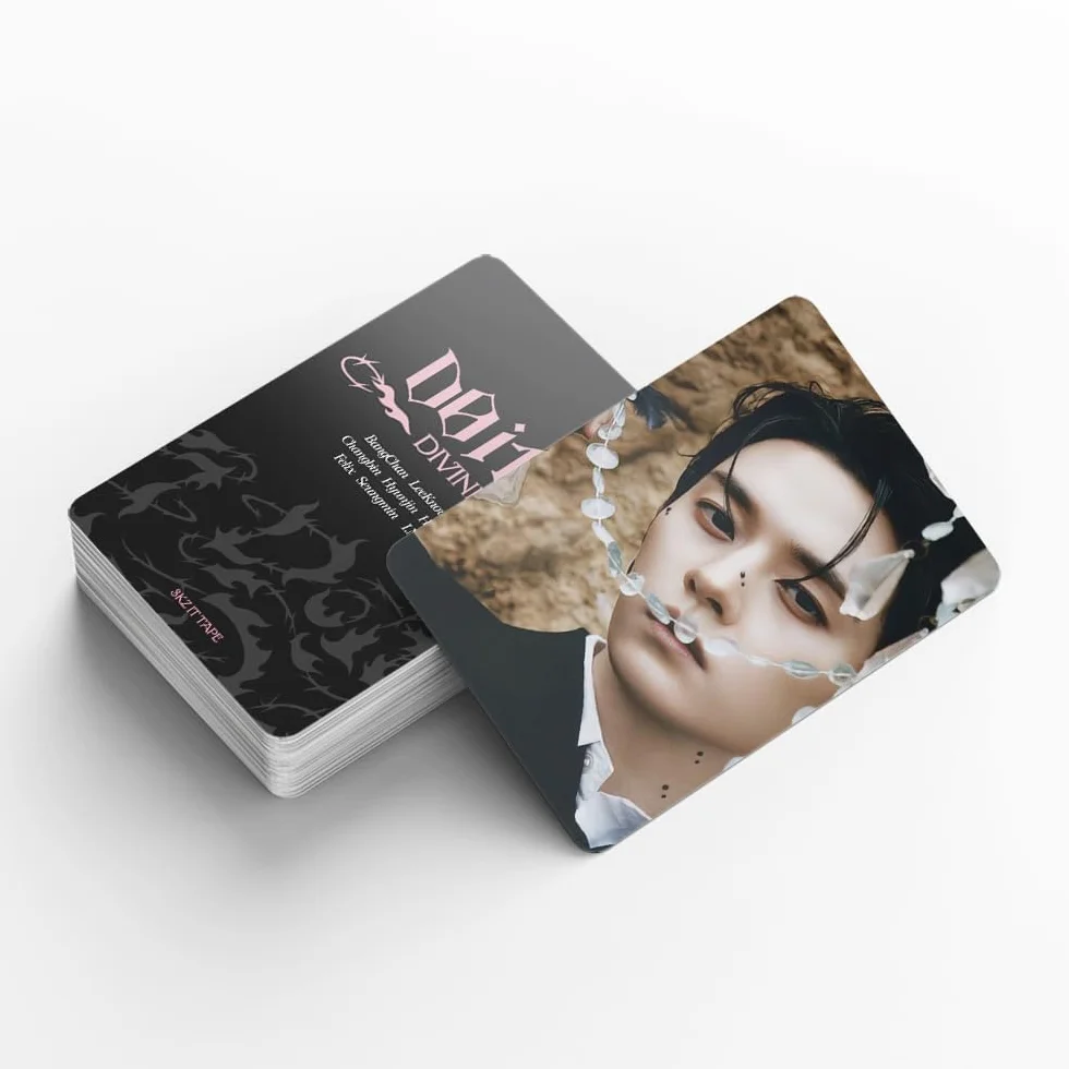 Stray Kids Photocards 60 sztuk Karty Fotograficzne SKZ Lomo + 32 Naklejki