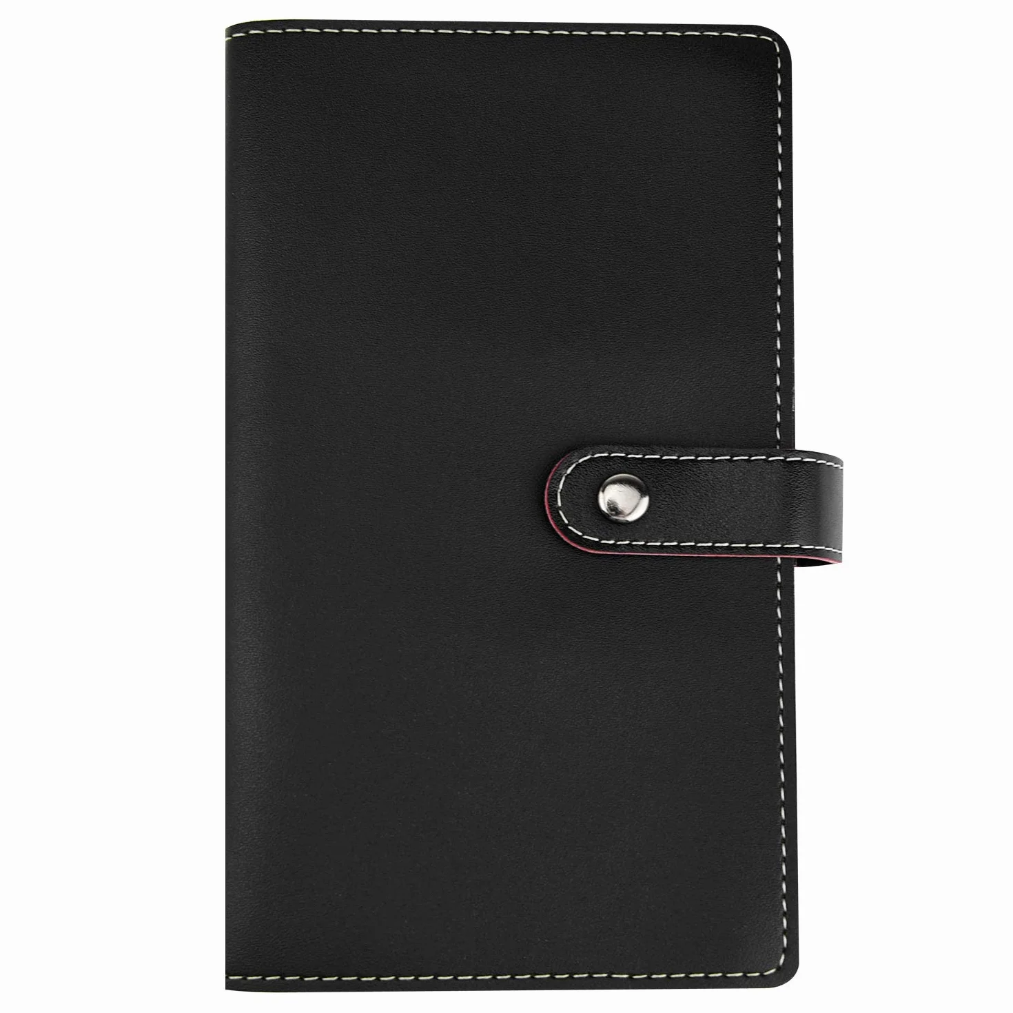 Etui na Wizytówki i Karty Kredytowe - Organizer na 240 Kart, Czarny, 4.3 x 7.5 cali
