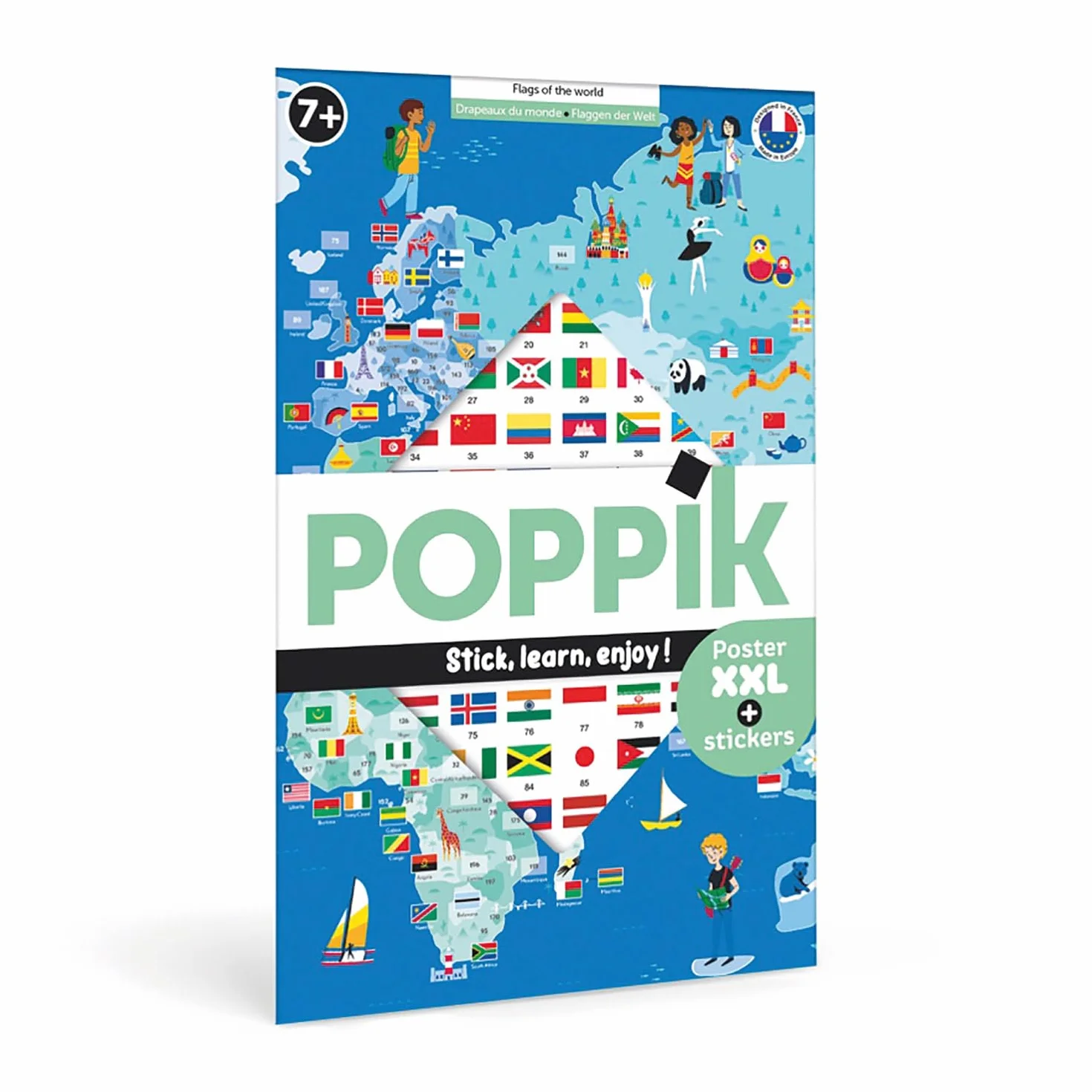 POPPIK - Lernposter & Sticker Flaggen der Welt