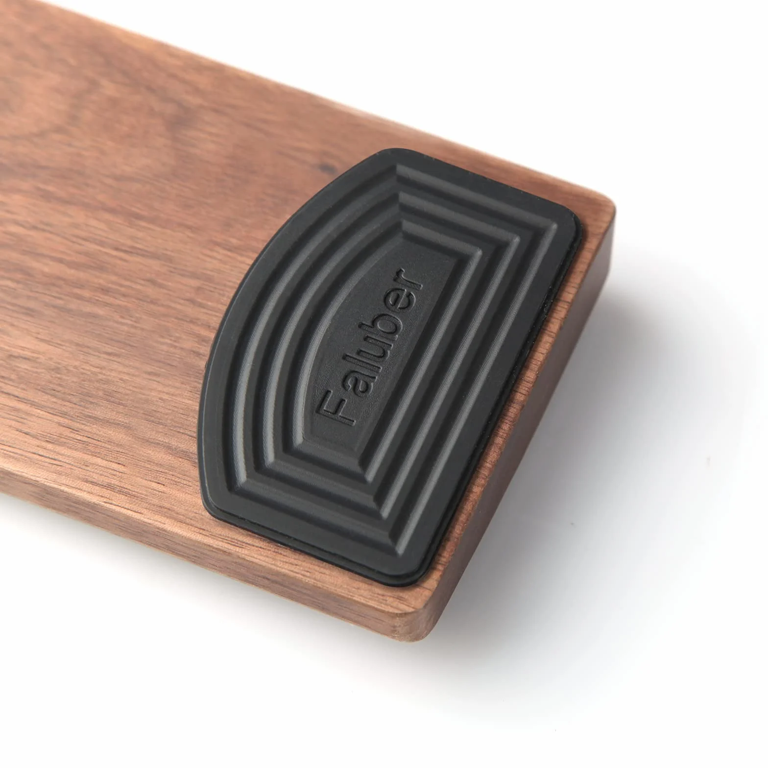 Faluber Drewniana podkładka pod nadgarstek, drewno orzechowe, mechaniczna klawiatura do gier, ergonomiczna, 20 mm