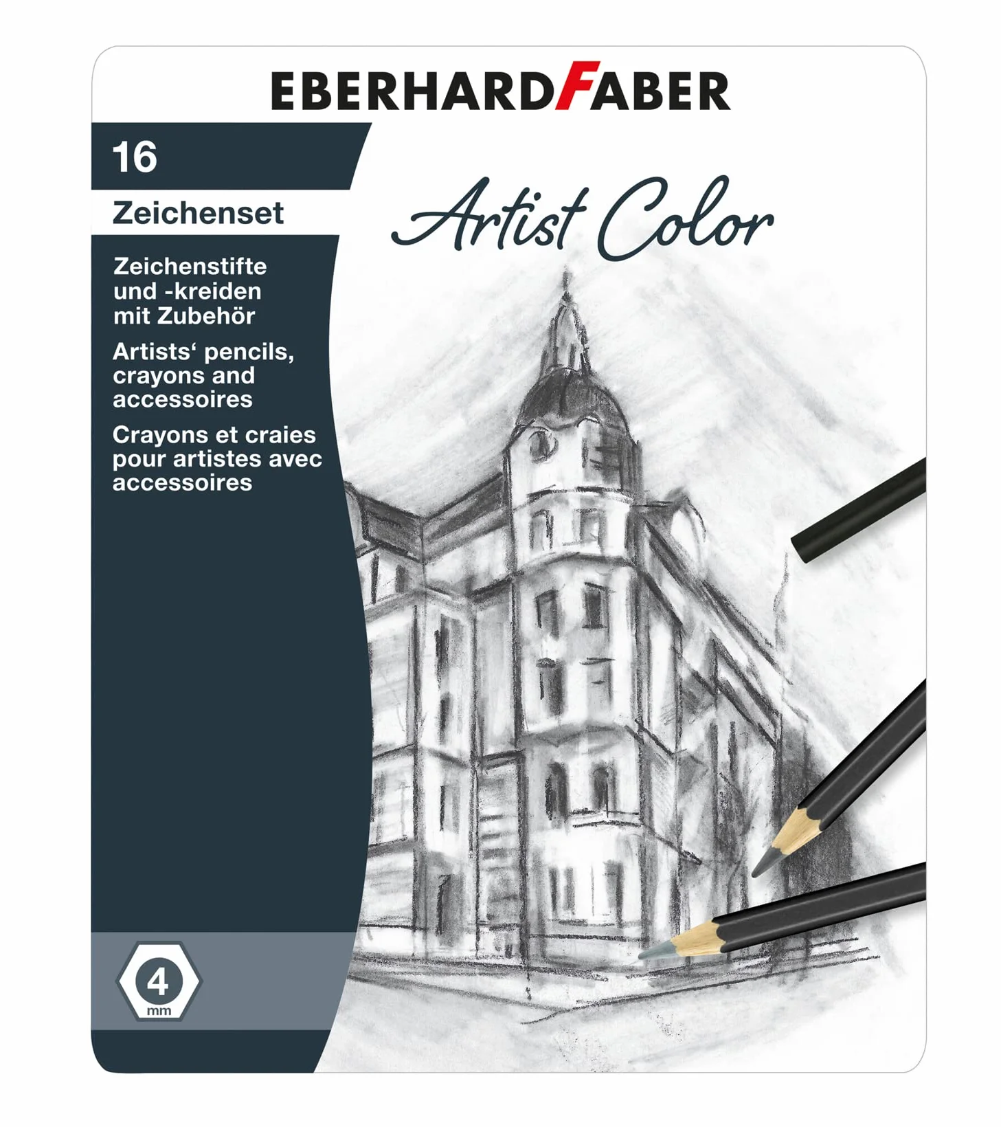 Eberhard Faber Zestaw do rysowania Artist Colour 16 elementów