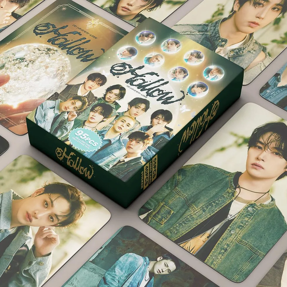 Stray Kids Photocards 55 sztuk Lomo 40 naklejek SKZ HOP album