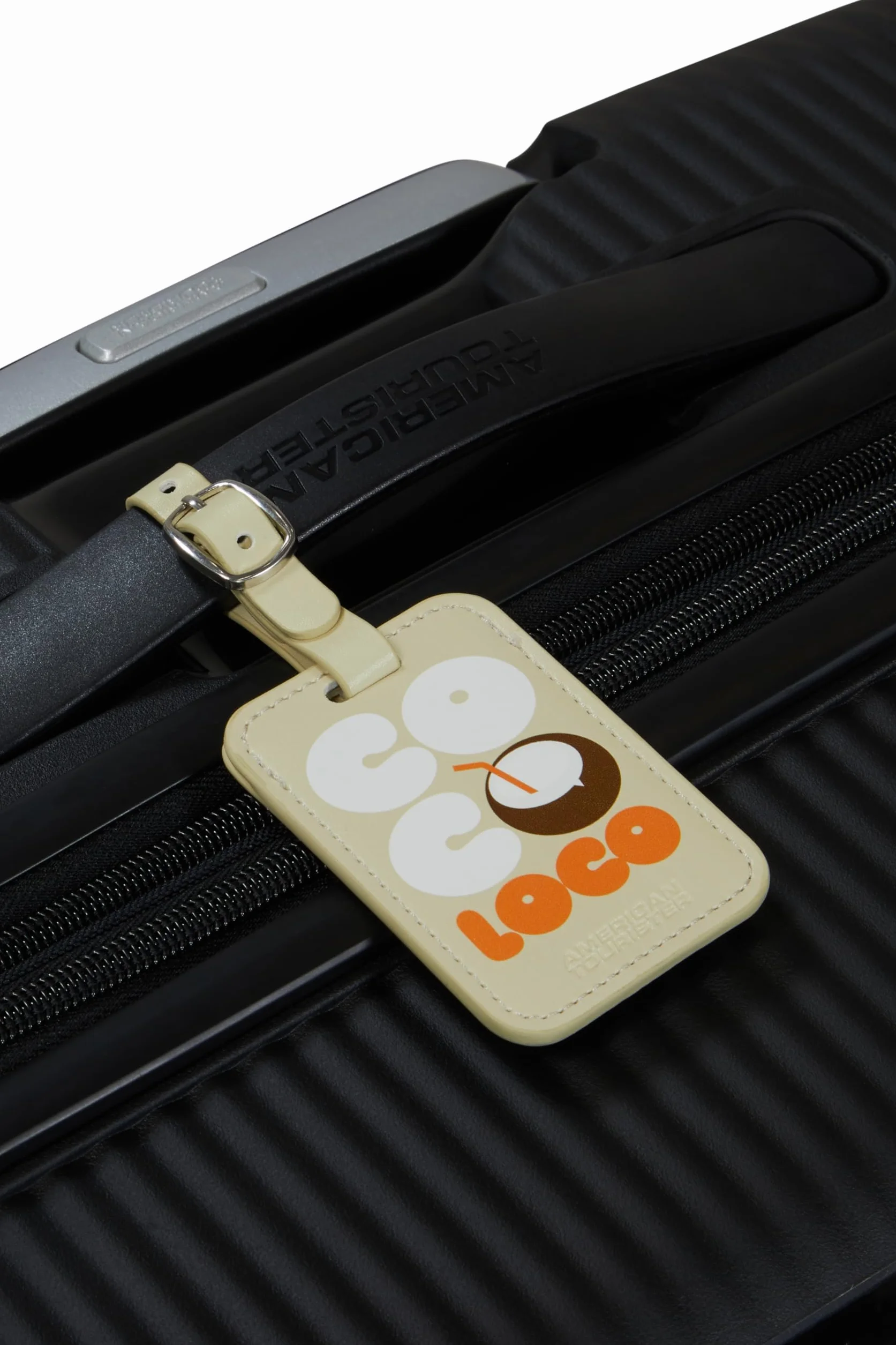 American Tourister Zawieszki bagażowe - Do walizek i toreb, z regulowanym paskiem, karta adresowa w zestawie, z nadrukiem, Zestaw 2 szt. - Coco Loco