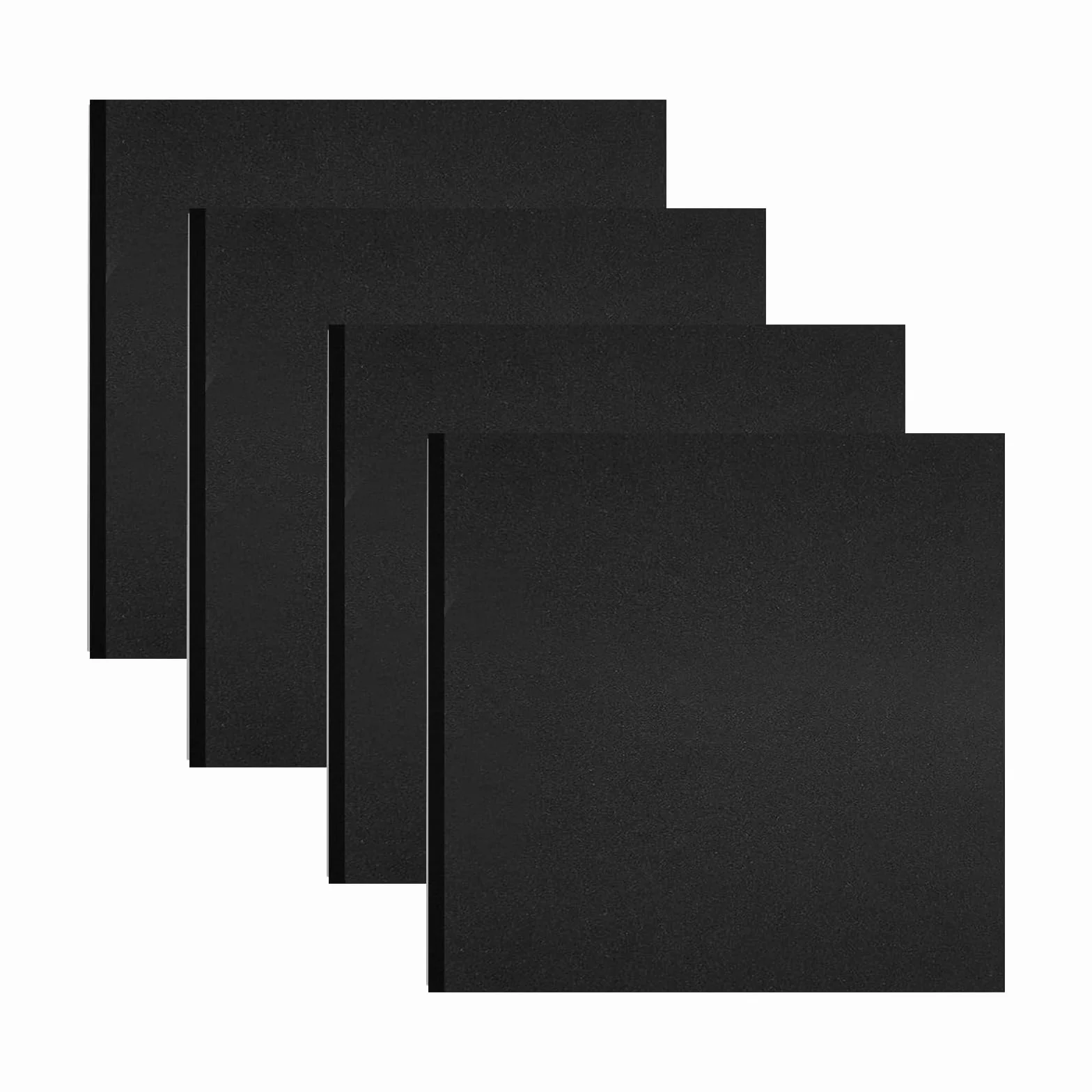 Płyty z gumy piankowej EVA 100x100x20 mm czarne antypoślizgowe 4 sztuki