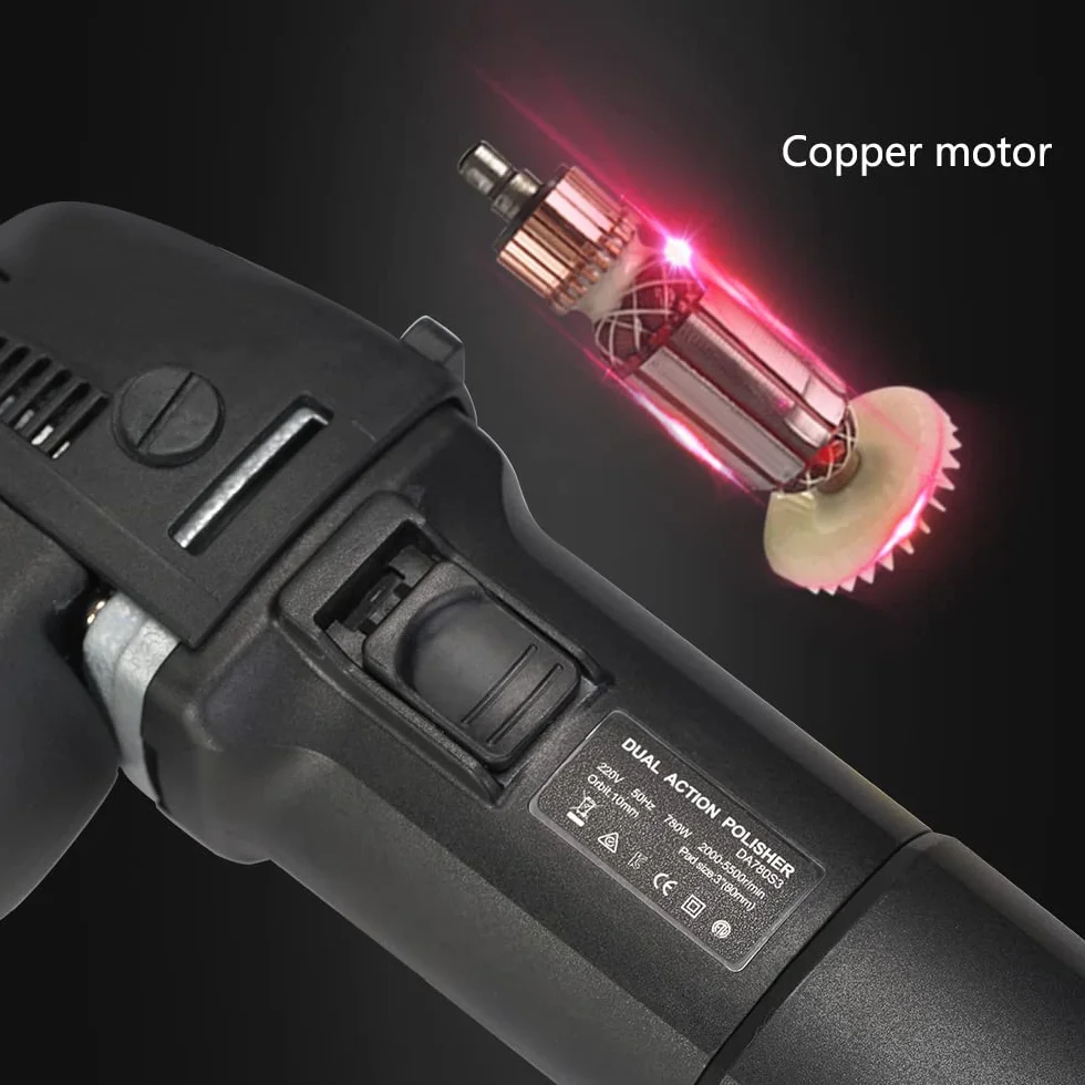 Polerka do buforów, SPTA 3 cale 10 mm orbita 780 W polerka orbitalna do automatycznego czyszczenia