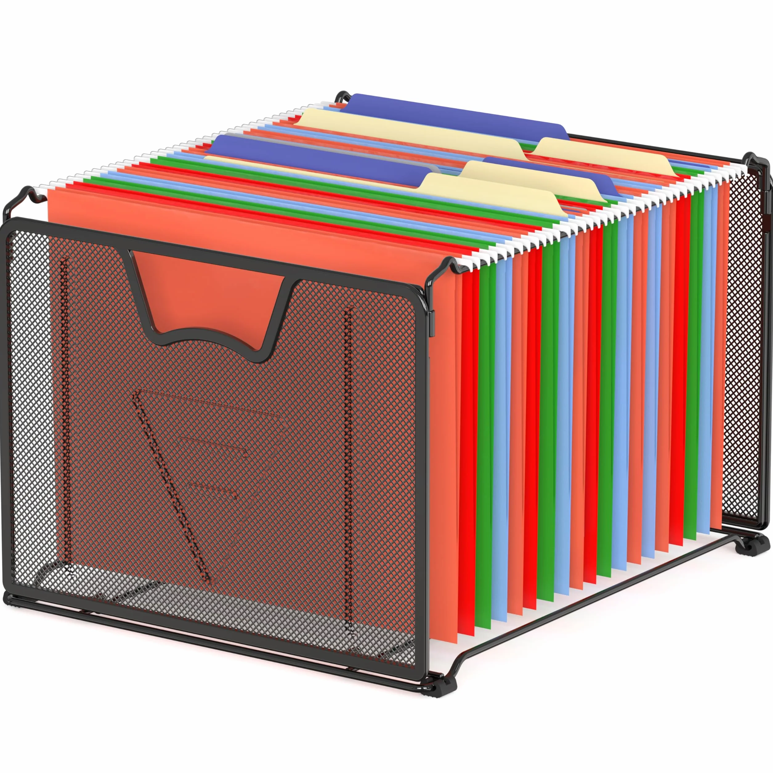Simple Houseware Wiszący organizer na dokumenty czarny