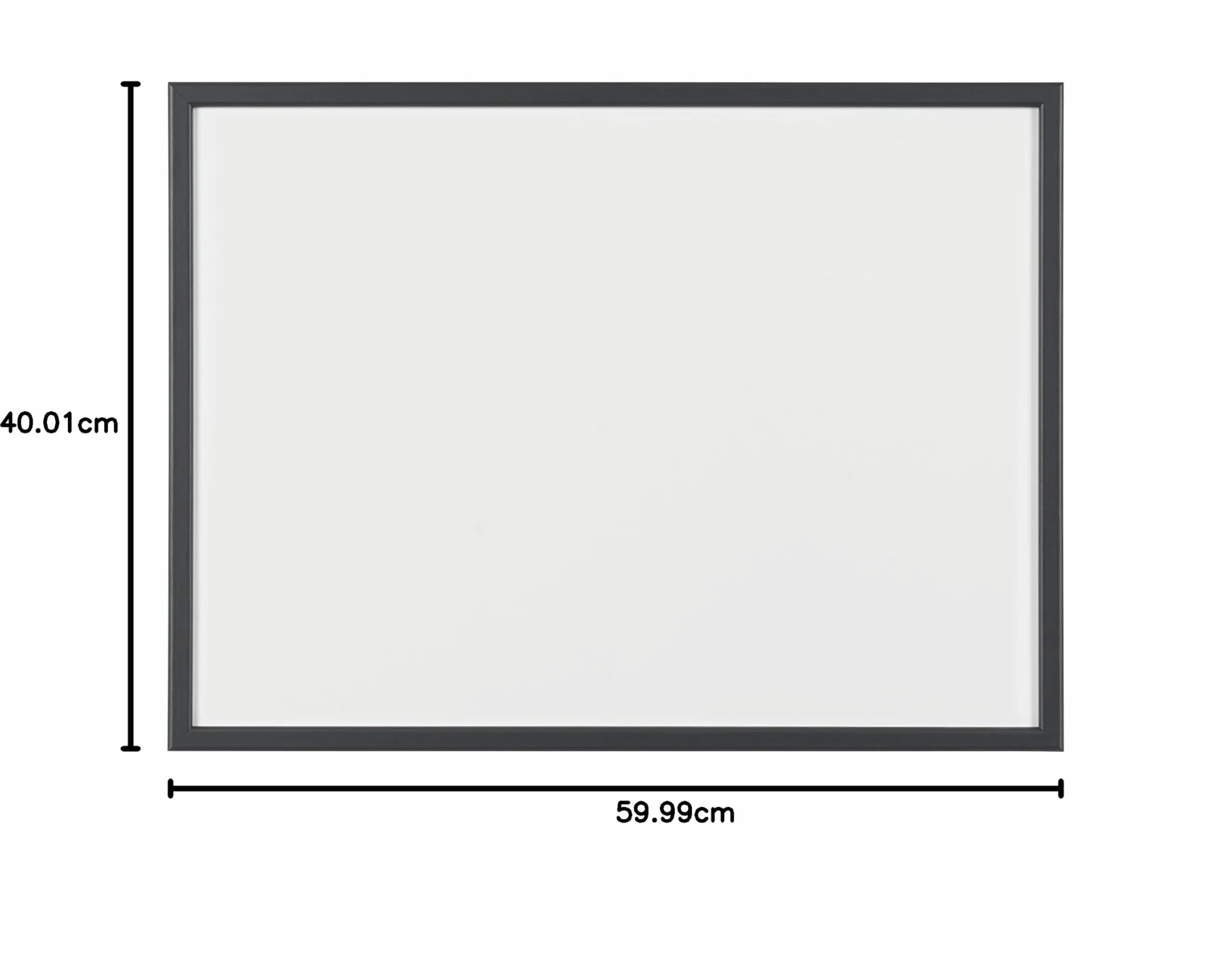 Bi-Office tablica magnetyczna sucha ścierka 60 x 40 cm czarna