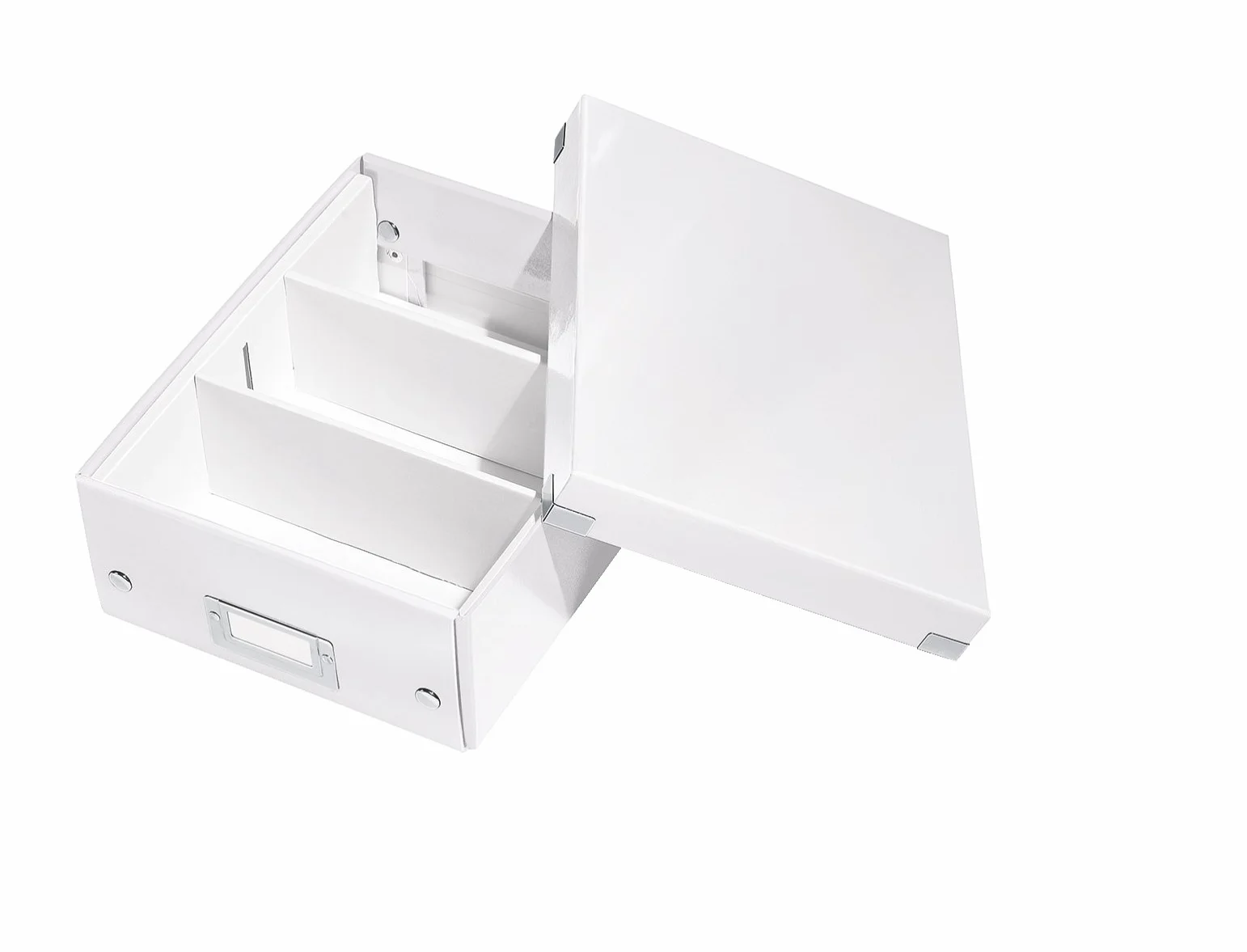 Leitz, Pudło z Przegródkami Leitz Click & Store, Małe, Kolekcja WOW, Kolor Biały, 60570001