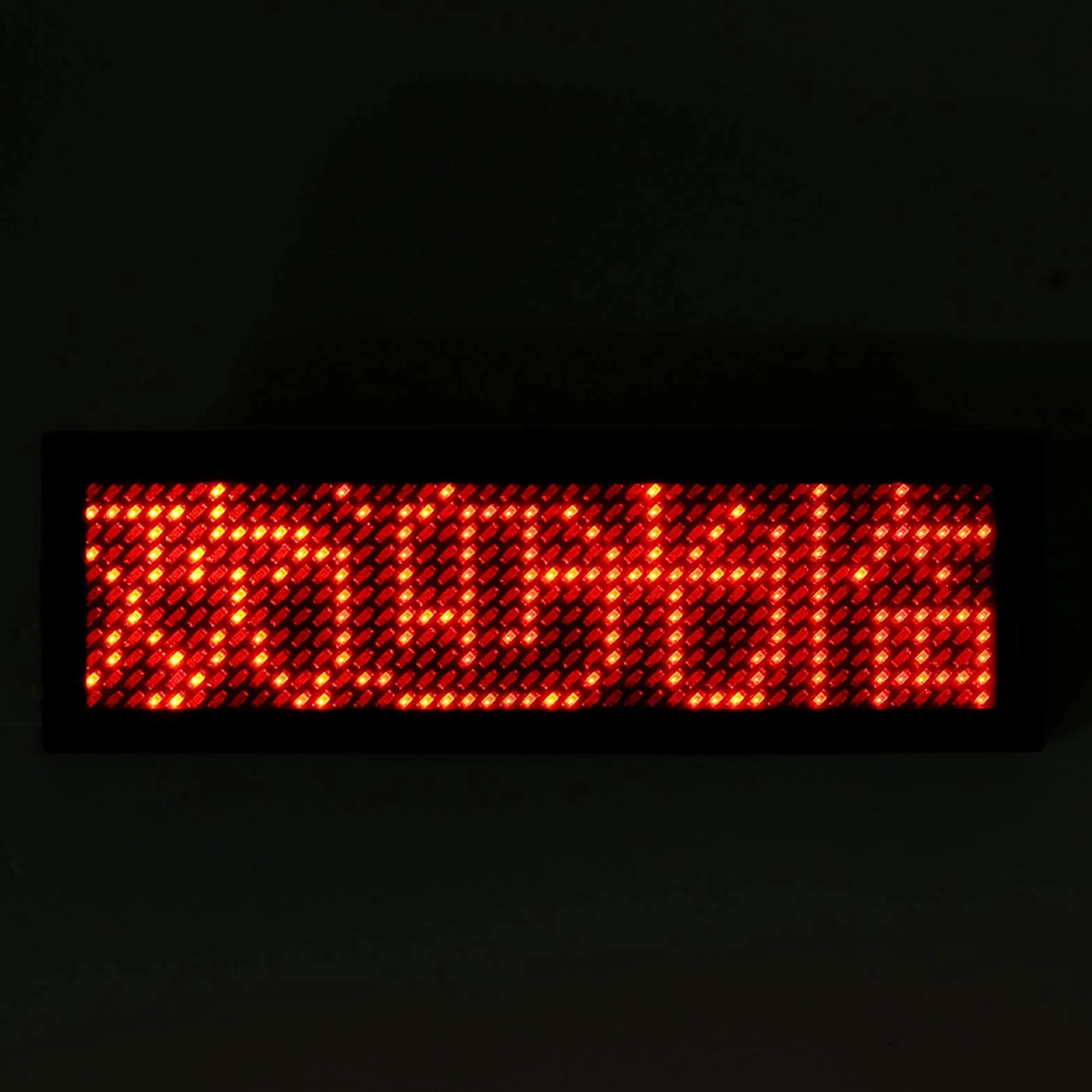 Tabliczka znamionowa LED 3,7 V CZERWONA tablica wyświetlacza LED Programowalna tabliczka znamionowa Wyświetlacz 240mA Zasilanie USB