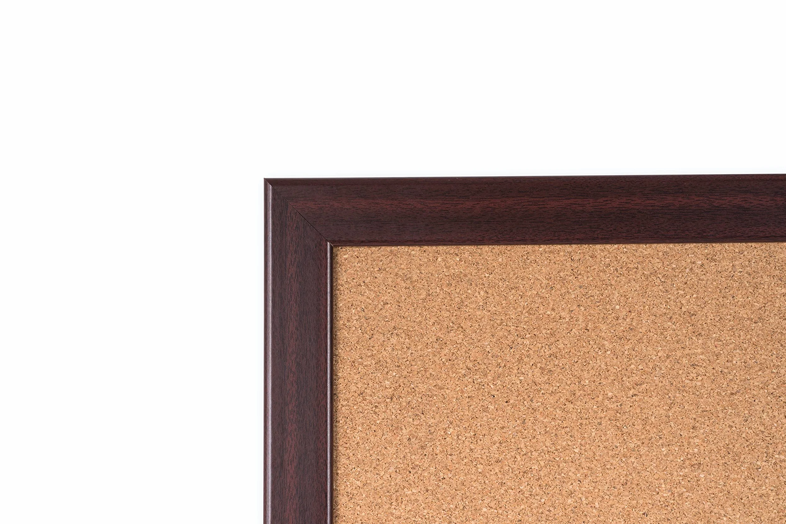 Bi-Office Earth tablica korkowa z ramą Prime MDF, wiśnia, przyjazna dla środowiska tablica do przypinania z warstwą naturalnego korka, 120 x 90 cm