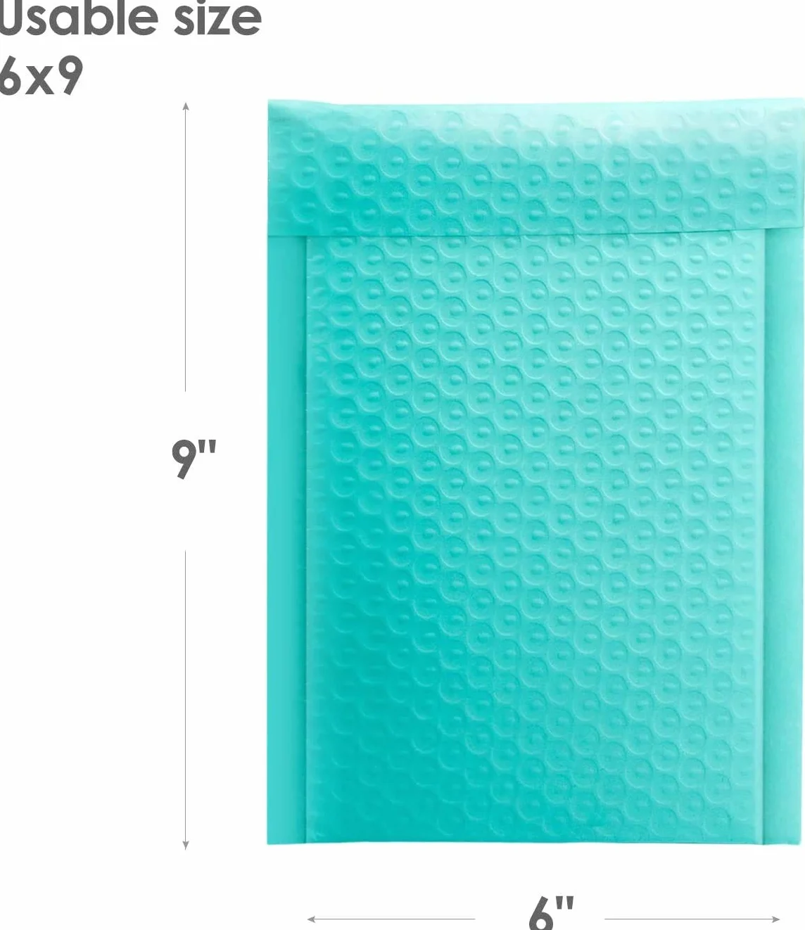 Koperty bąbelkowe A5 polipropylenowe samouszczelniające 25 szt. 15,2 x 22,9 cm turkusowe