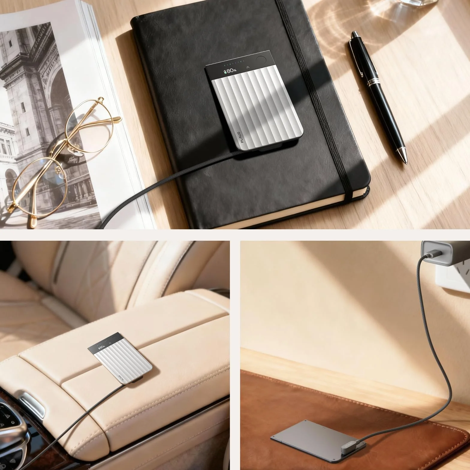 Plaud Note Pro akcesoria magnetyczny kabel USB-C 60 cm pierścień