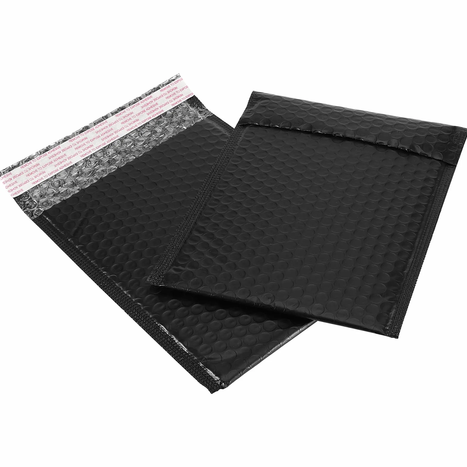 80 sztuk poduszek powietrznych A5, czarne, 18 x 23 cm, koperty bąbelkowe DIN A5, wodoszczelne, wyściełane koperty, samoprzylepne koperty, A5, do pakowania