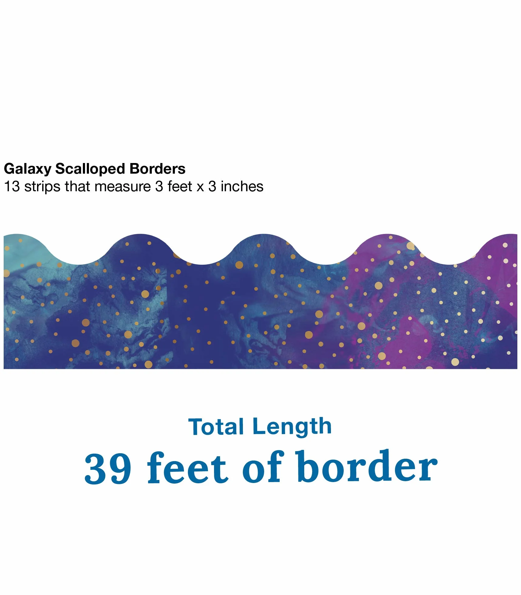 Galaxy Scalloped Borders