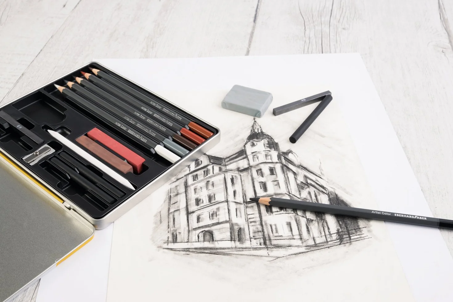 Eberhard Faber Zestaw do rysowania Artist Colour 16 elementów