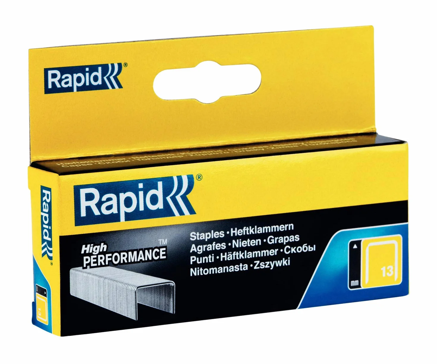 Rapid 11835625 klamra z drobnego drutu typ 13/8 mm, 2500 sztuk w opakowaniu, 11835625